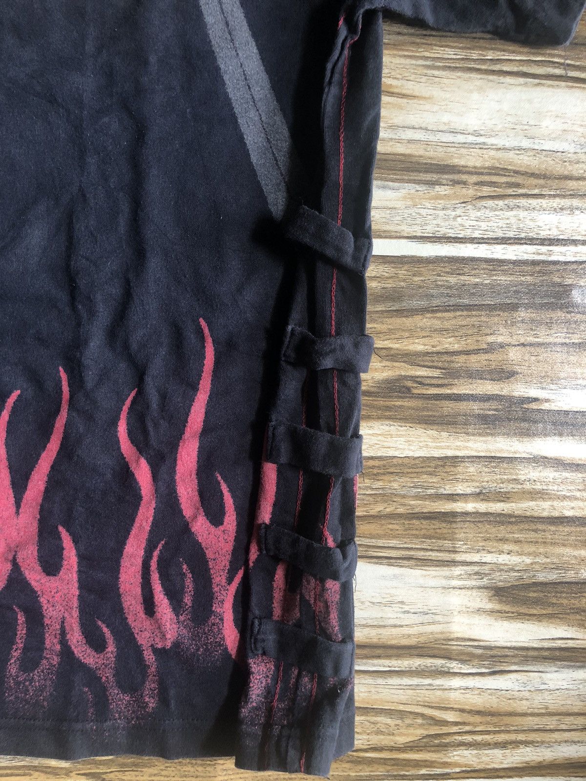 Vintage Y2K fullprint Sengoku Era of Japanese samurai phoenix fire Size US XXL / EU 58 / 5 - 7 Thumbnail
