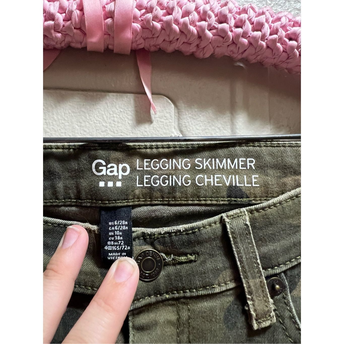 Gap Gap Camo Legging Skimmer Jeans Woman’s Size 6 Size 28" / US 6 / IT 42 - 7 Thumbnail
