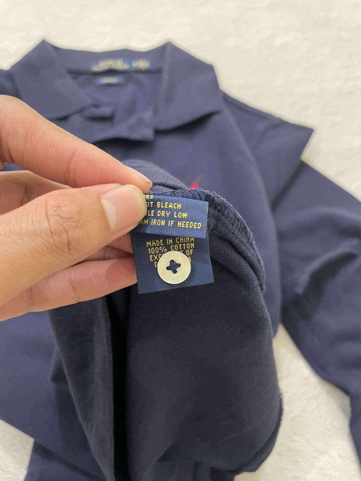 RRL Ralph Lauren 2000s Polo RL Long Polo Shirt Navy Hysteric Ifsix y’s Size US M / EU 48-50 / 2 - 6 Thumbnail