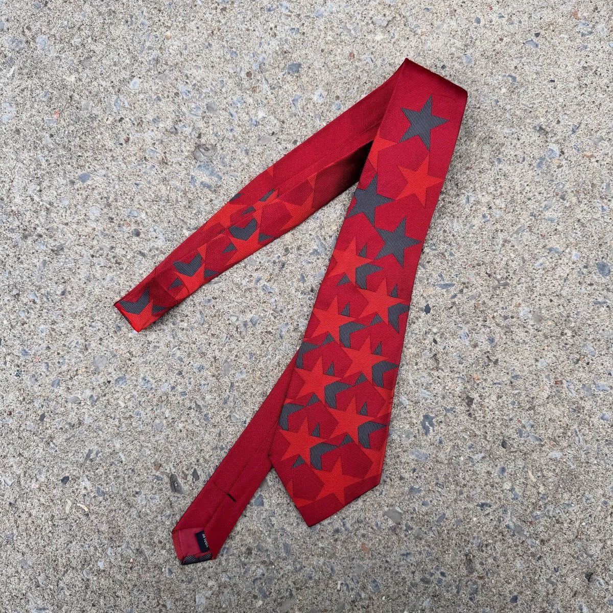 Undercover AW97 Undercover Star Design Pattern Silk Tie Size ONE SIZE - 1 Thumbnail