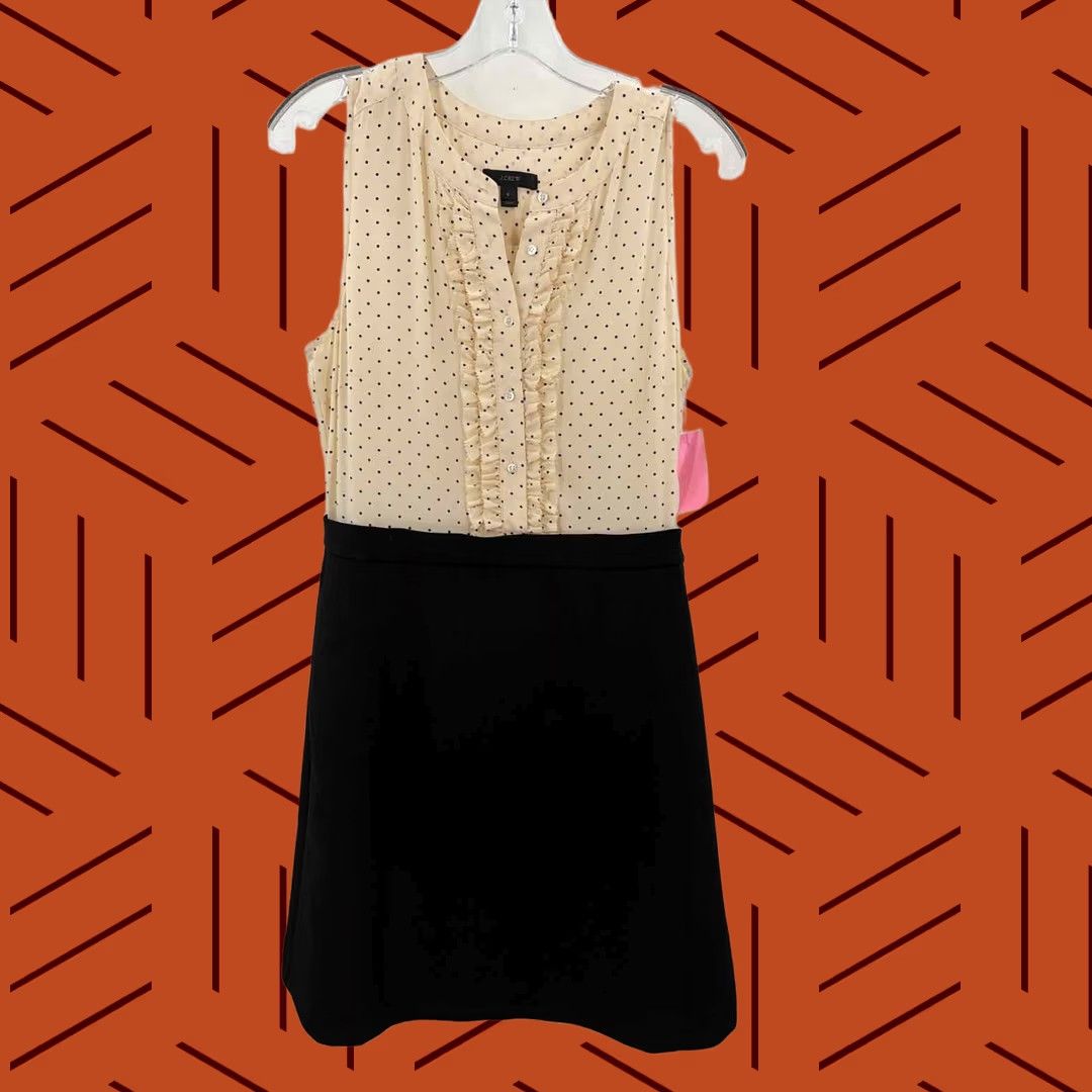 Vintage J Crew Ivory Knee Length Sleeveless Dress Size 6 Size M / US 6-8 / IT 42-44 - 1 Thumbnail