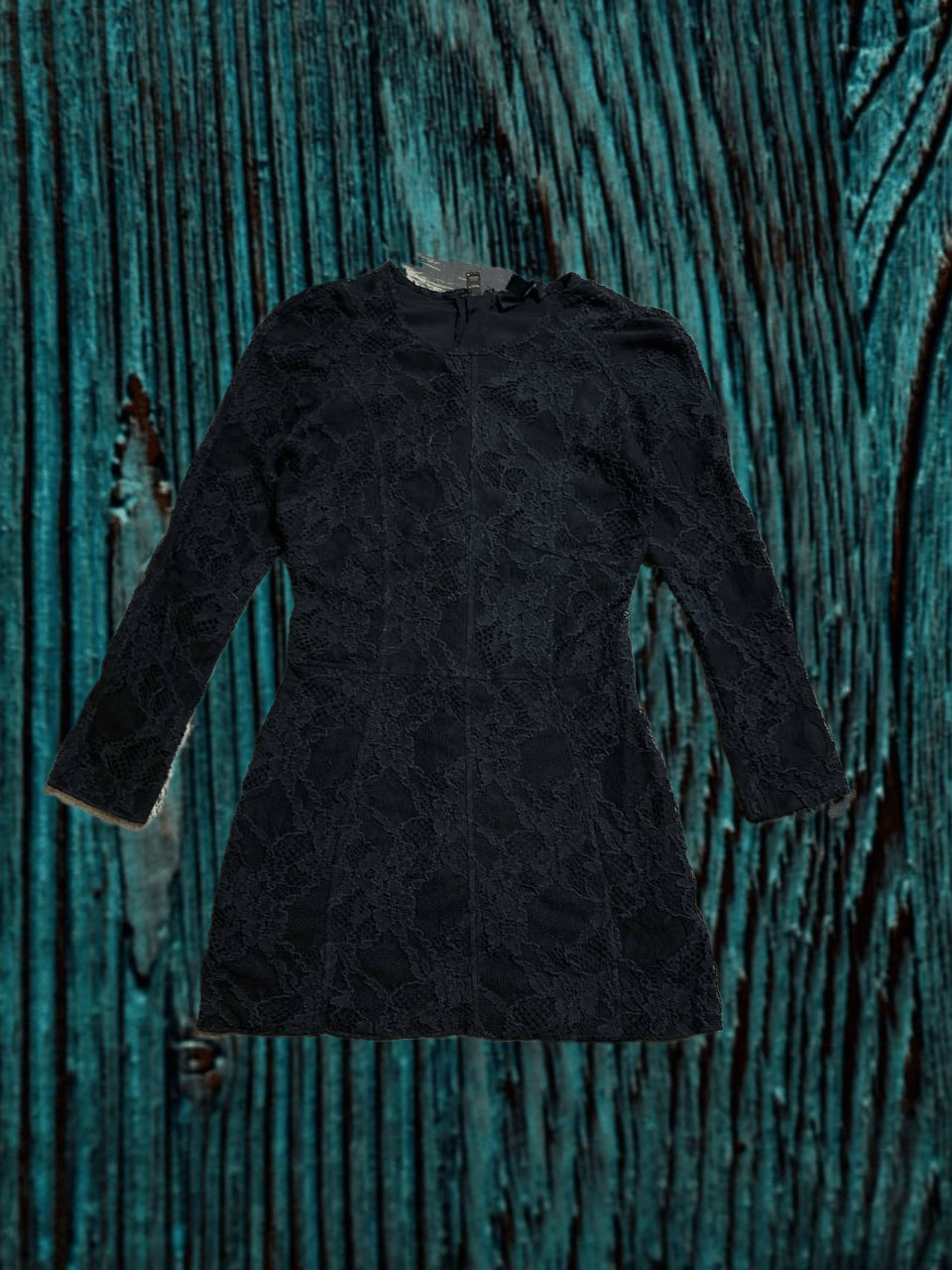 Burberry Prorsum Embroidered Lace Detailed Midi Dress