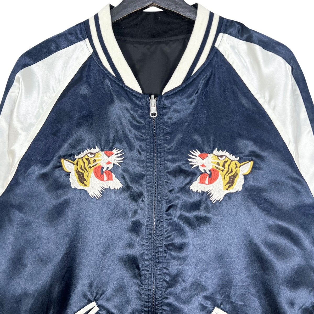 Japanese Brand Back Number Reversible Sukajan Souvenir Jacket Size US XL / EU 56 / 4 - 2 Thumbnail