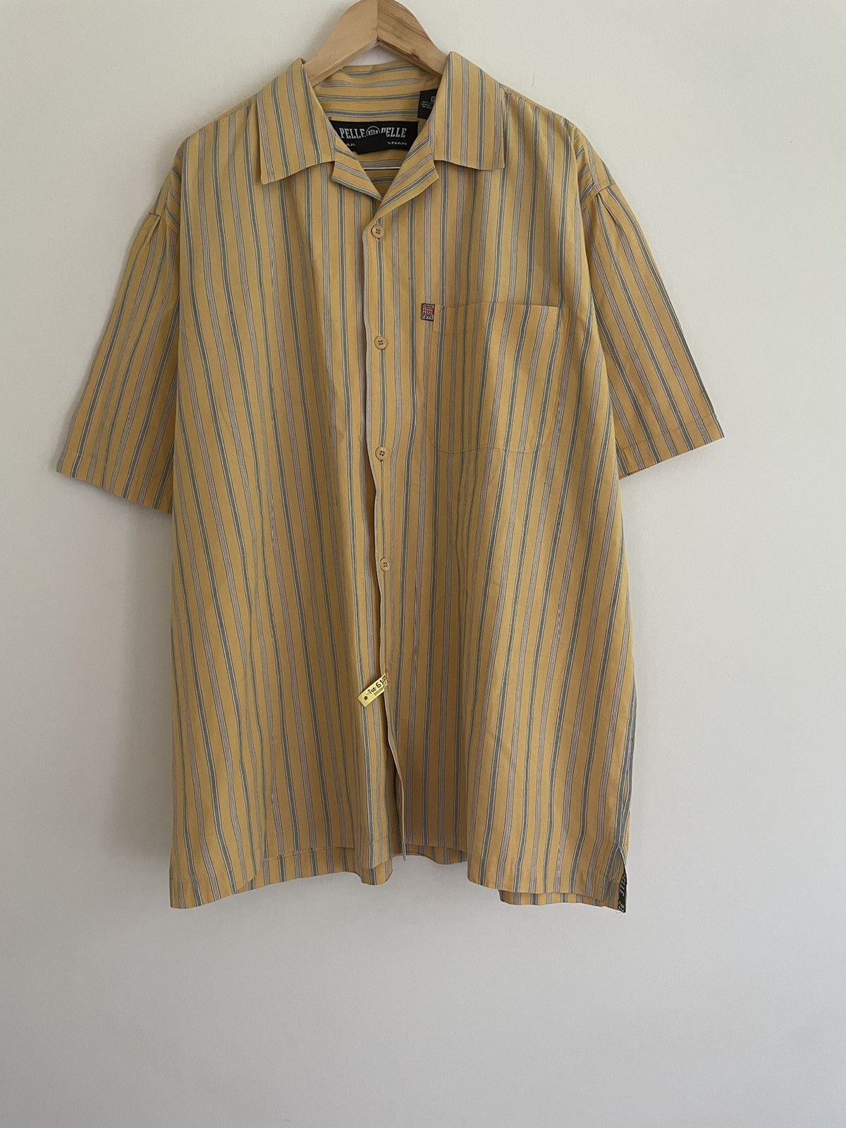 Pelle Pelle × Vintage Y2K Vintage Pelle Pelle Earth Tone Hip Hop Shirt Size US L / EU 52-54 / 3 - 1 Thumbnail