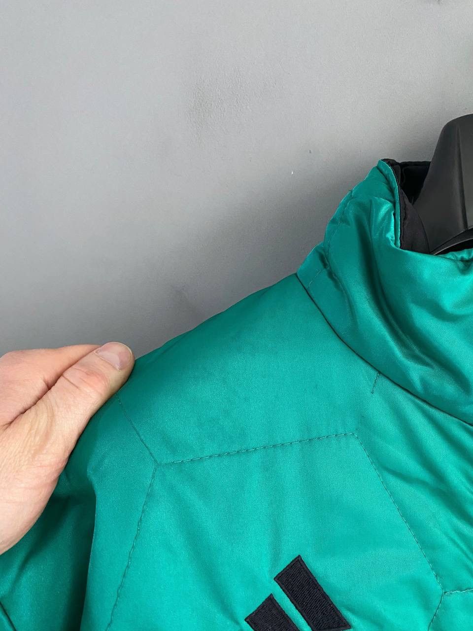 Adidas Vintage Adidas Equipment 90s Men's Green Quilted Jacket, M Size US M / EU 48-50 / 2 - 13 Thumbnail