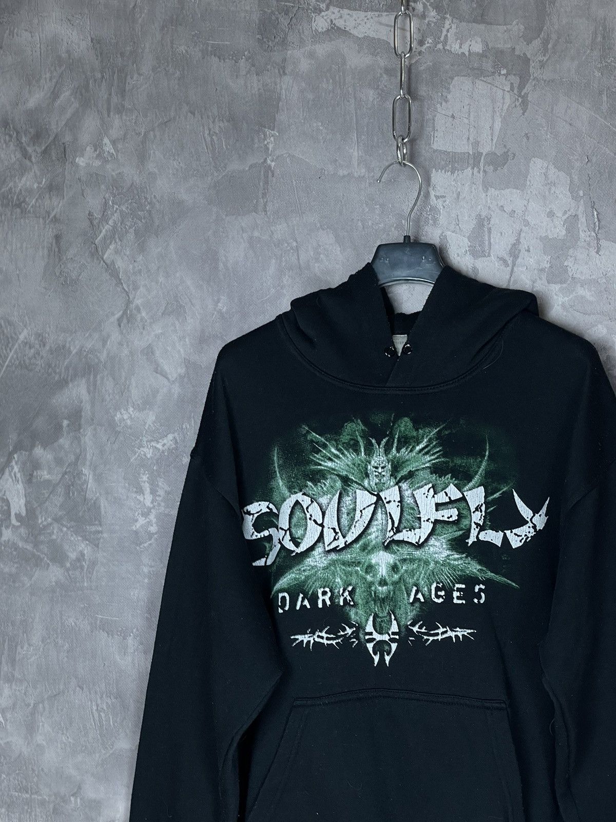 Band Tees × Vintage Soulfly Vintage Band Hoodie Vintage Metal Band T Shirts Y2K Size US L / EU 52-54 / 3 - 4 Thumbnail