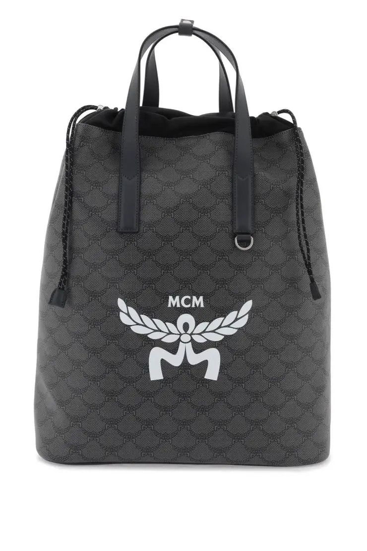 image of MCM O1S22I1N0324 Size-Os Himmel Backpack In Grey, Men's