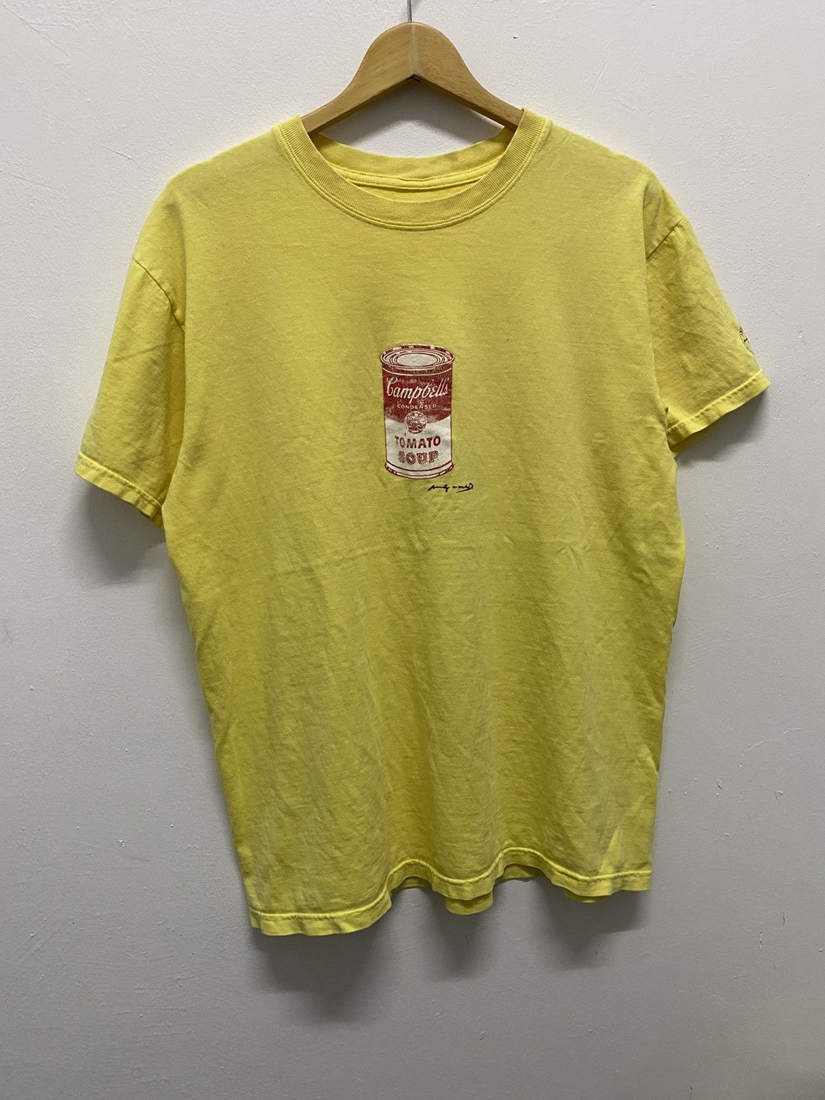 Andy Warhol × Vintage Vintage Andy Warhol Art Campbells Condensed Tomato Soup Tees Size US XL / EU 56 / 4 - 1 Thumbnail