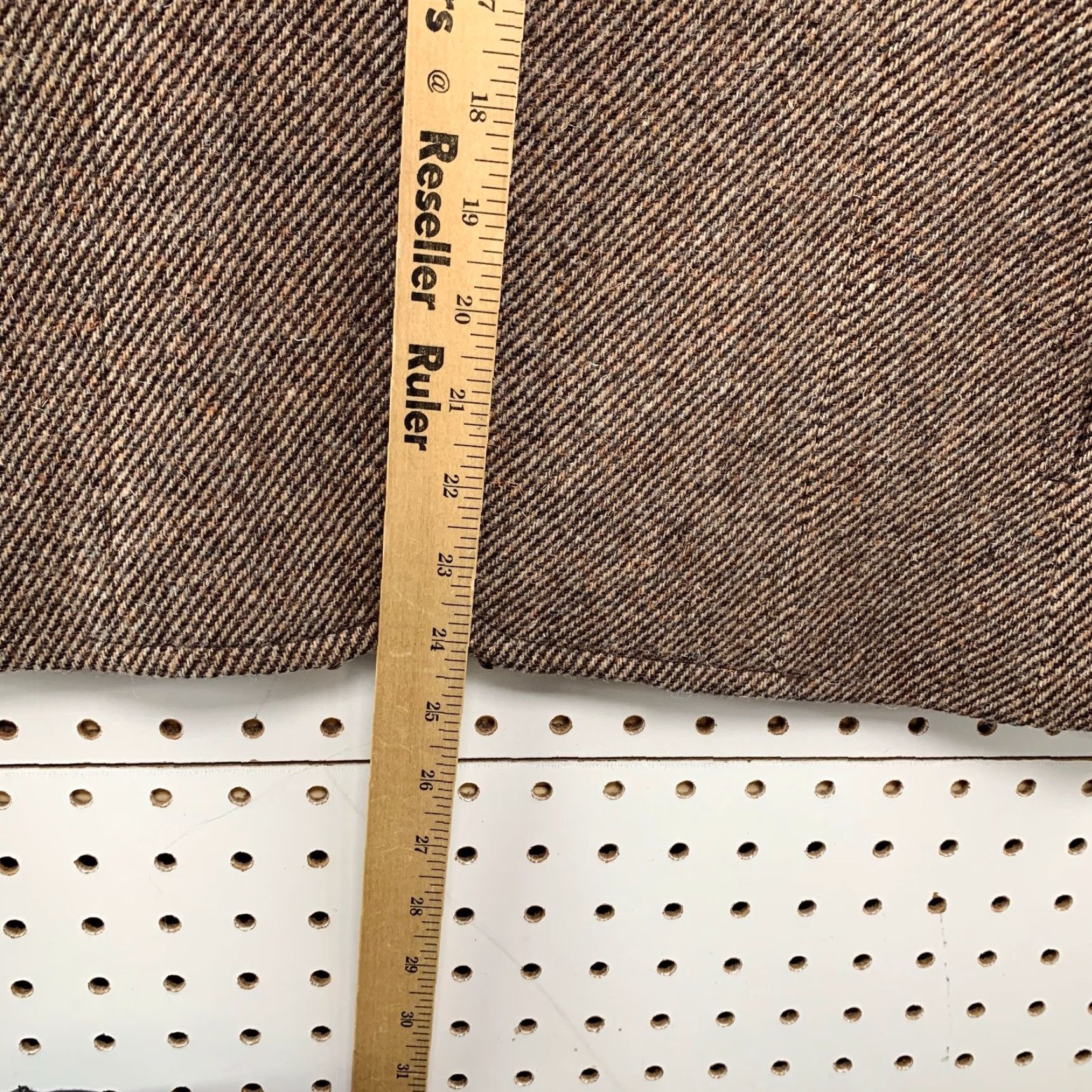 Evan Picone VINTAGE Evan Picone Wool Tweed Blazer Skirt Set Womens Medium Brown Union USA Size 32" / US 10 / IT 46 - 7 Thumbnail