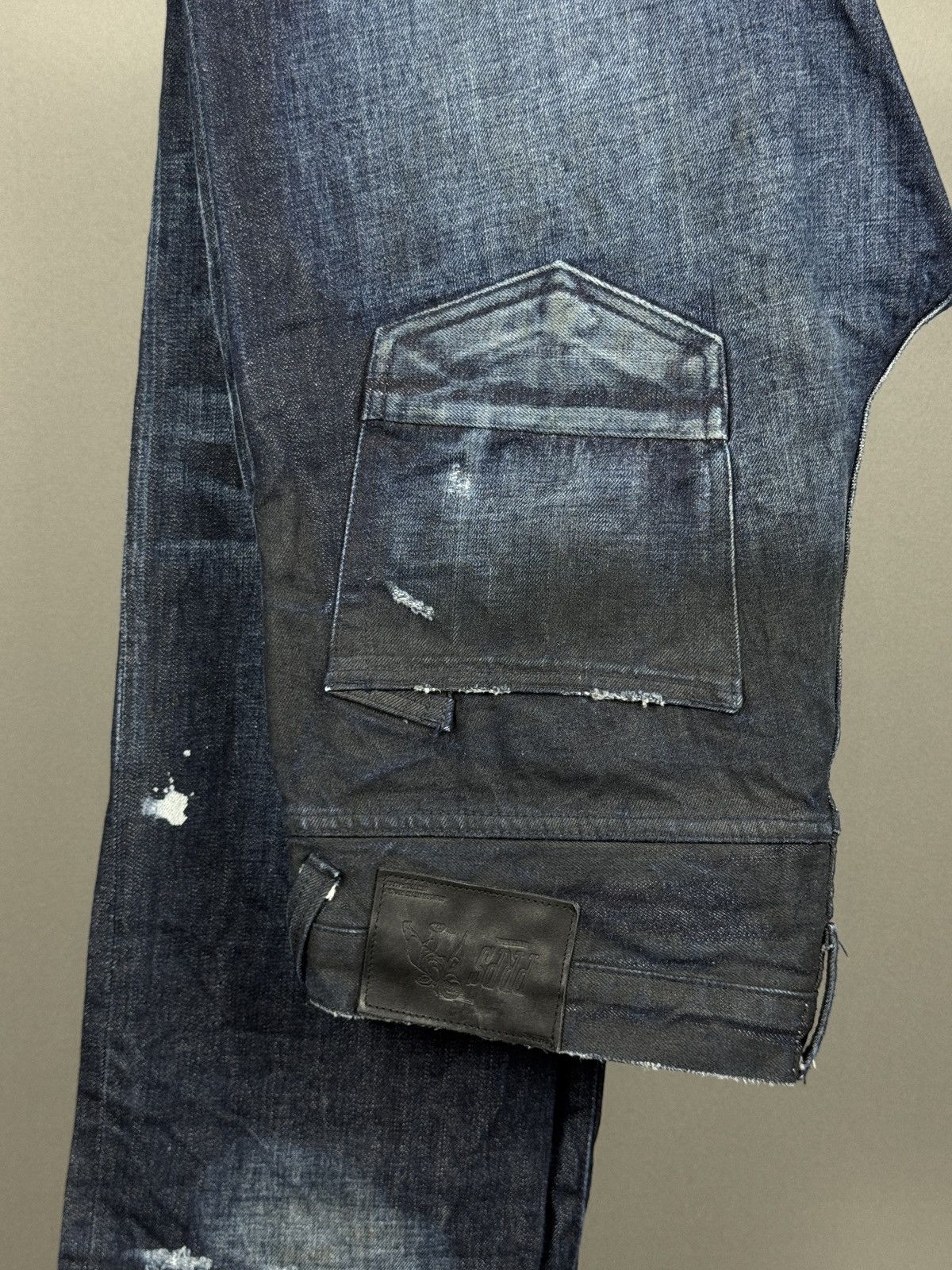 Prps PRPS DENIM PAINTED FADED PANTS SIZE : 34 Size US 34 / EU 50 - 3 Thumbnail