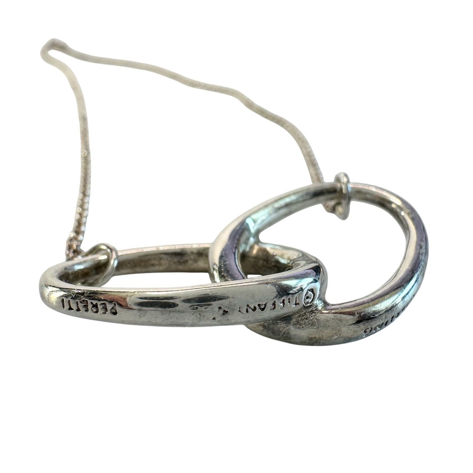 Tiffany & Co. Tiffany and Co Elsa Peretti Large Double Loop Necklace 15" Size ONE SIZE - 7 Thumbnail