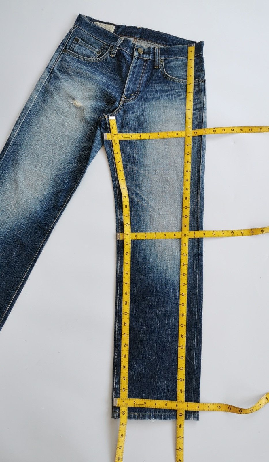 Edwin Edwin 503 Faded Denim Jeans Size US 30 / EU 46 - 12 Thumbnail