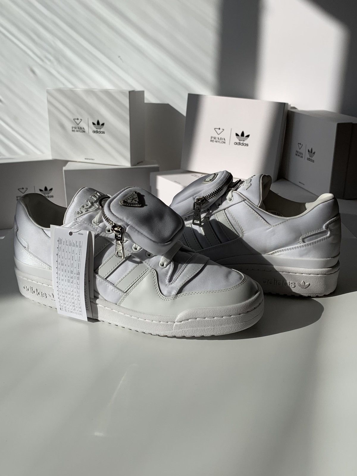 Adidas × Prada 2021 Prada x Adidas Forum Low Re-Nylon Size US 8.5 / EU 41-42 - 6 Thumbnail