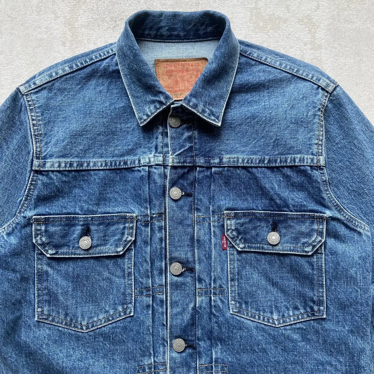Levi's LEVI'S 507 Type 2 II Selvedge Denim Trucker Jacket Size US L / EU 52-54 / 3 - 2 Thumbnail