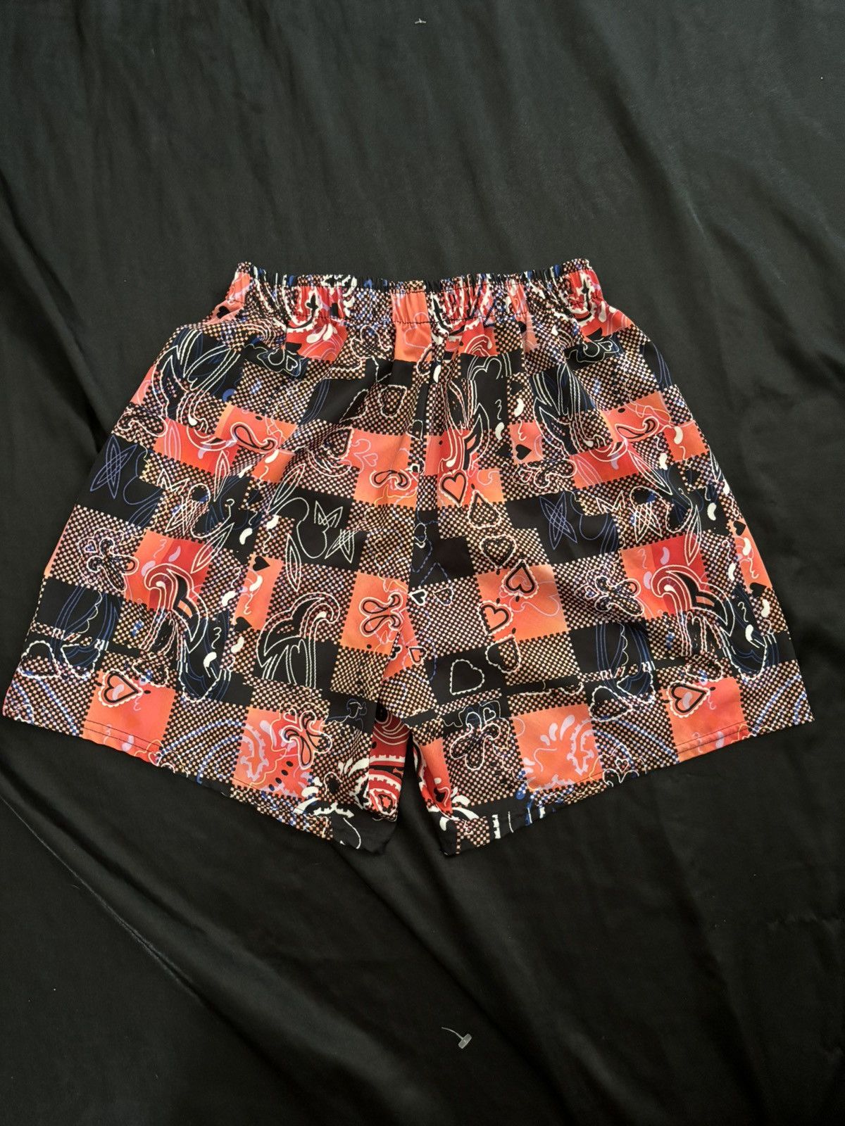 Japanese Brand Dingbats Font Psychedelic Shorts Small Size US 32 / EU 48 - 4 Thumbnail