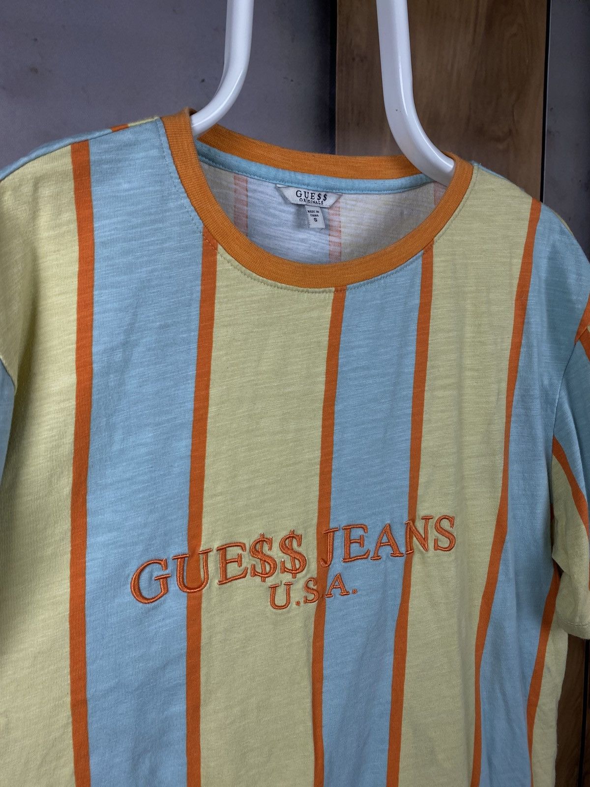 A$AP Rocky × Guess 💸T-Shirt Guess Originals Asap Rocky Striped Tee💸 Size US S / EU 44-46 / 1 - 2 Thumbnail