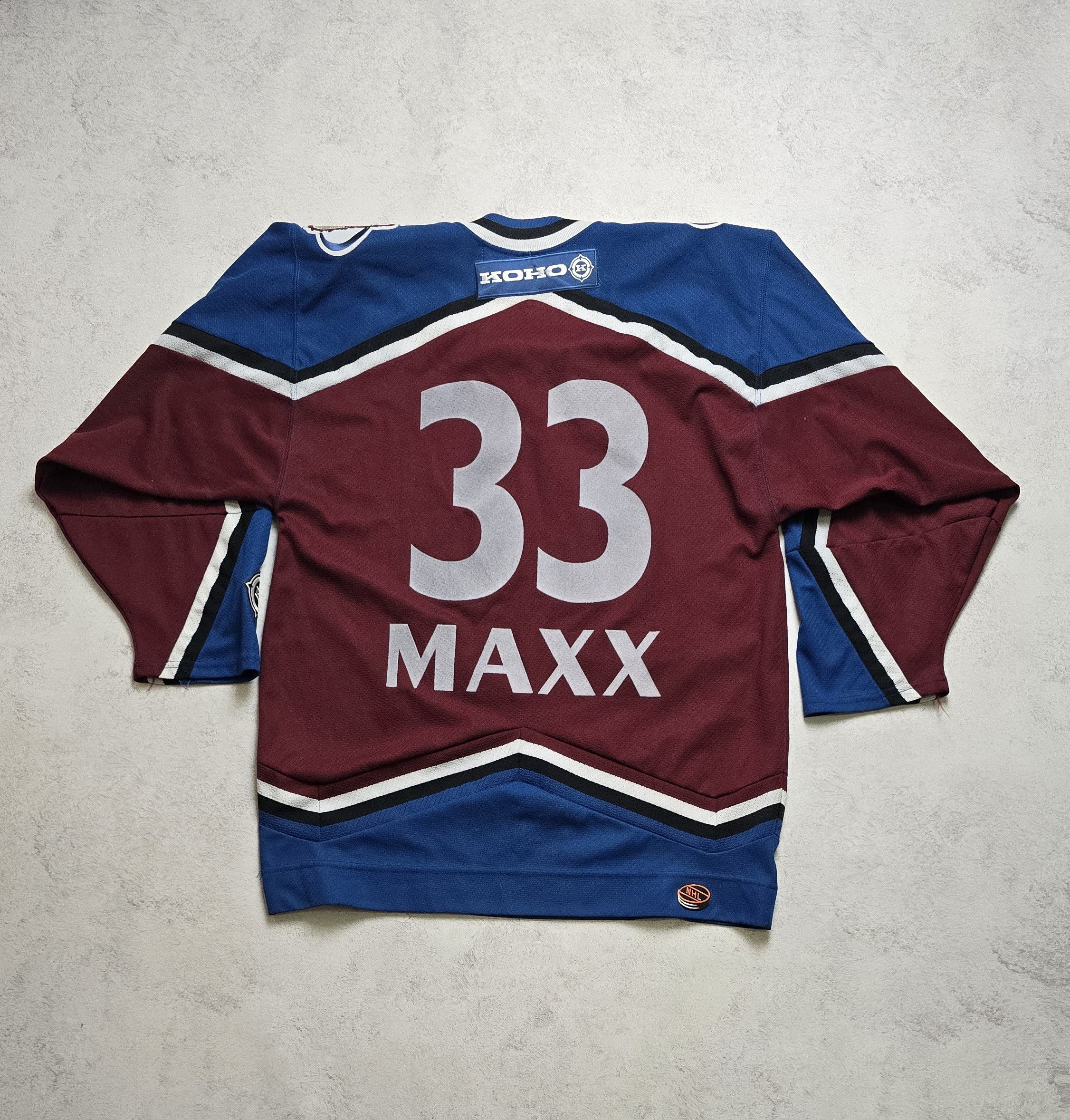 Koho Colorado Avalanche NHL Hockey Jersey Custom Name MAXX #33 Size US M / EU 48-50 / 2 - 3 Thumbnail