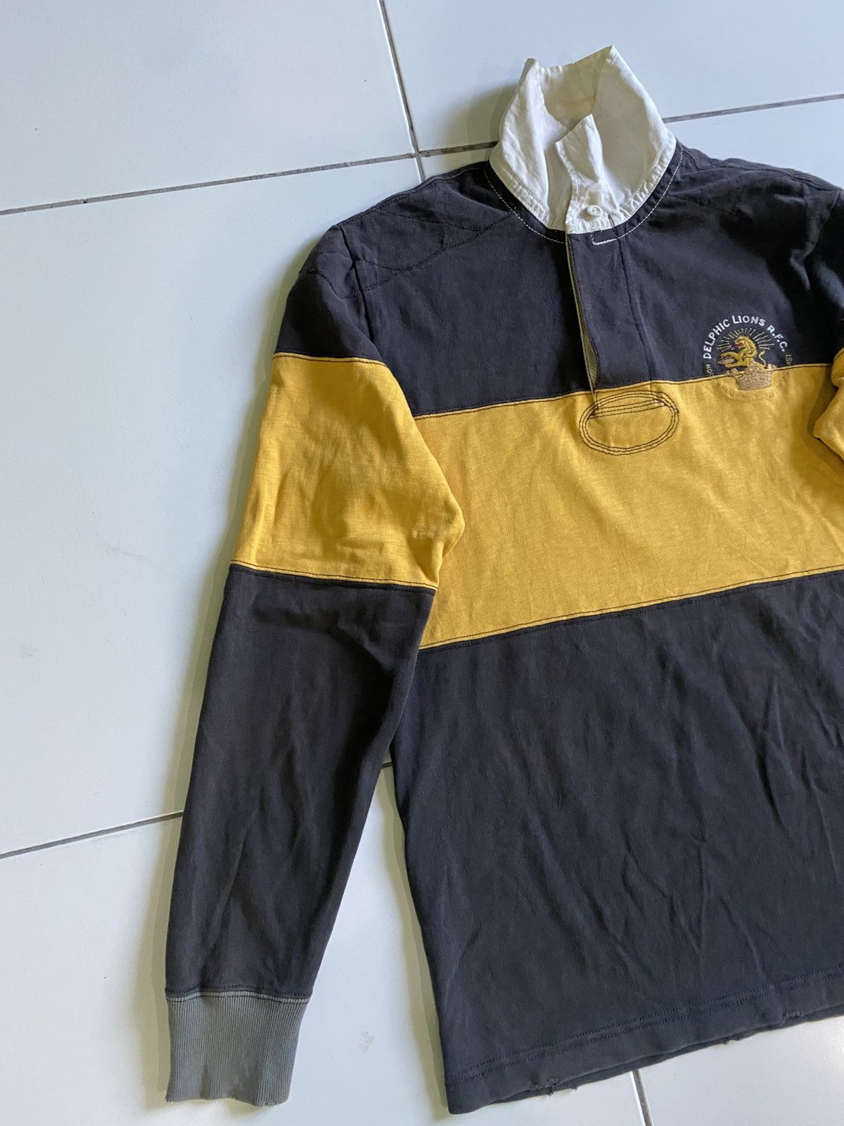 Ralph Lauren Vintage 90s Rugby By Ralph lauren No 7 Polo shirt Size US M / EU 48-50 / 2 - 3 Thumbnail