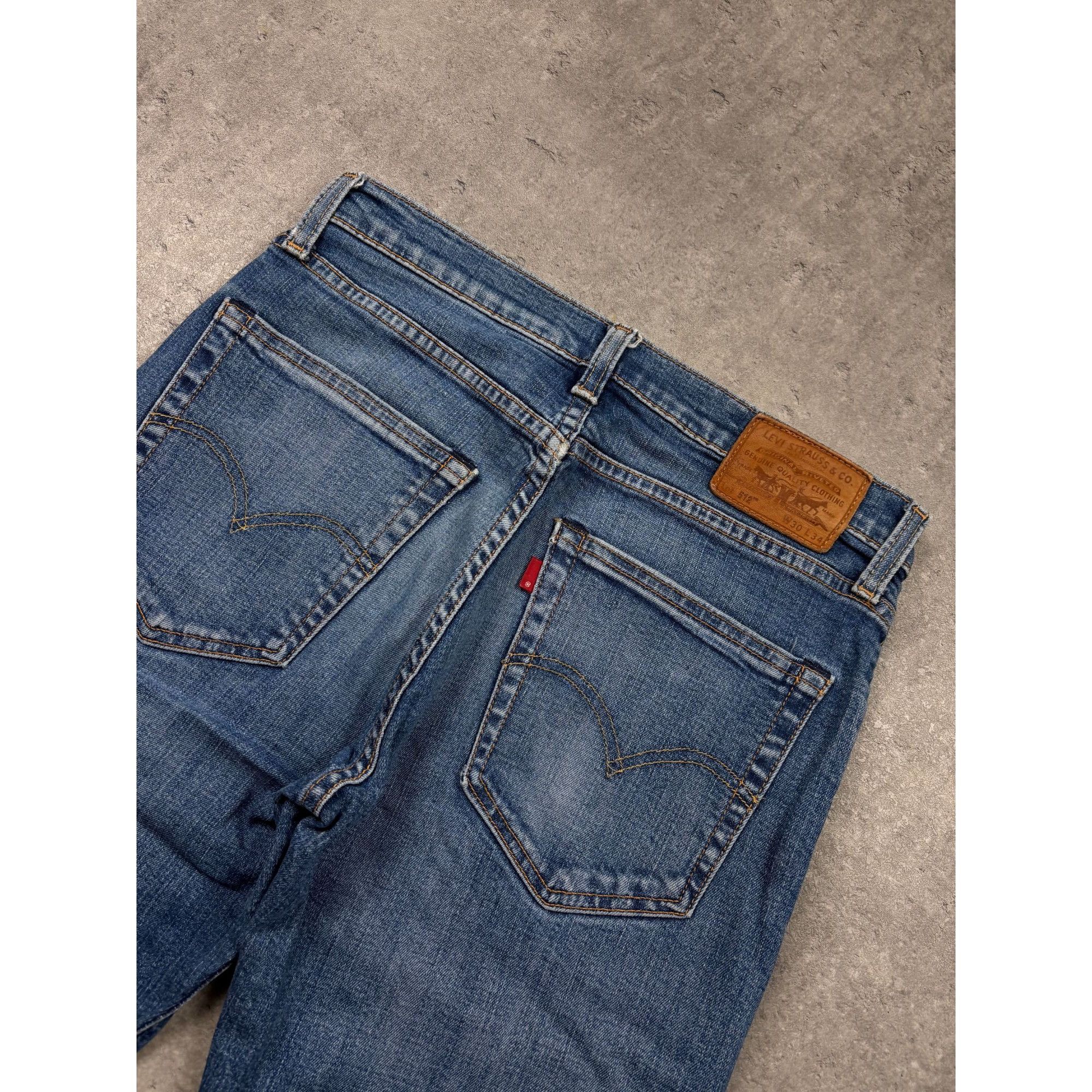 Levi's Levi’s 512 Slim Taper Jeans | W30 L34 | Premium Quality Blue Size US 30 / EU 46 - 4 Thumbnail