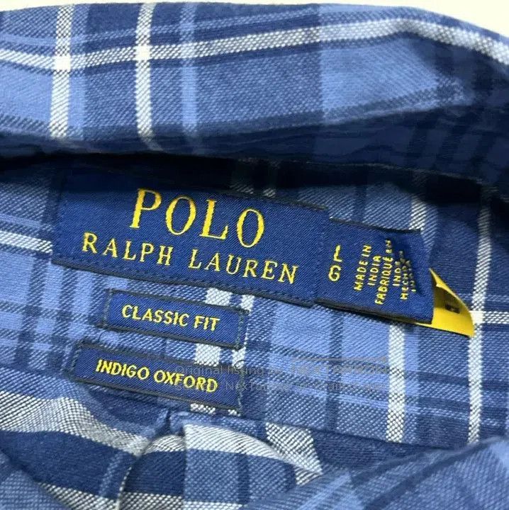 Polo Ralph Lauren Polo Ralph Lauren Classic Loose Oxford Plaid Shirt. Size US L / EU 52-54 / 3 - 5 Thumbnail