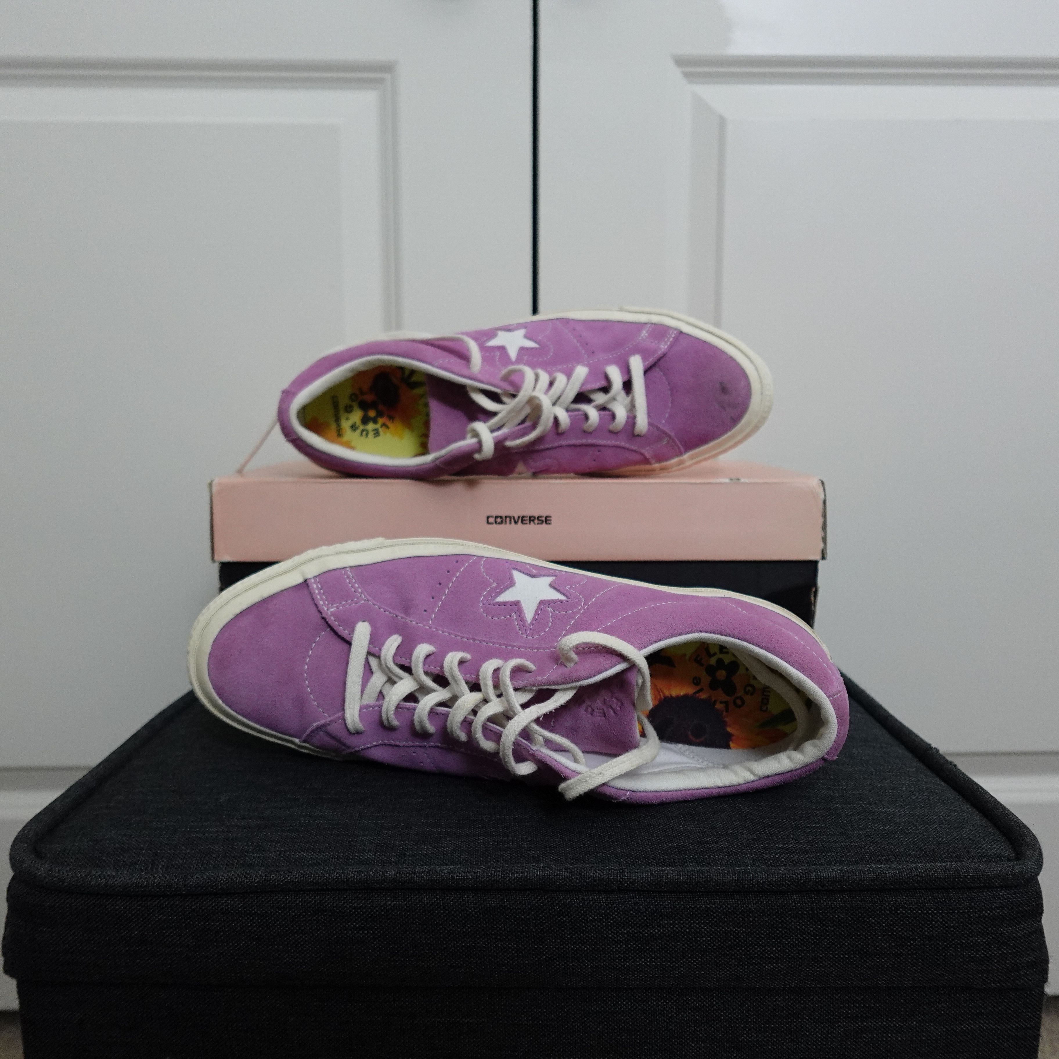 Golf le Fleur Converse x Golf Le Fleur One Star Fuchsia Glow Purple Size US 11 / EU 44 - 5 Thumbnail