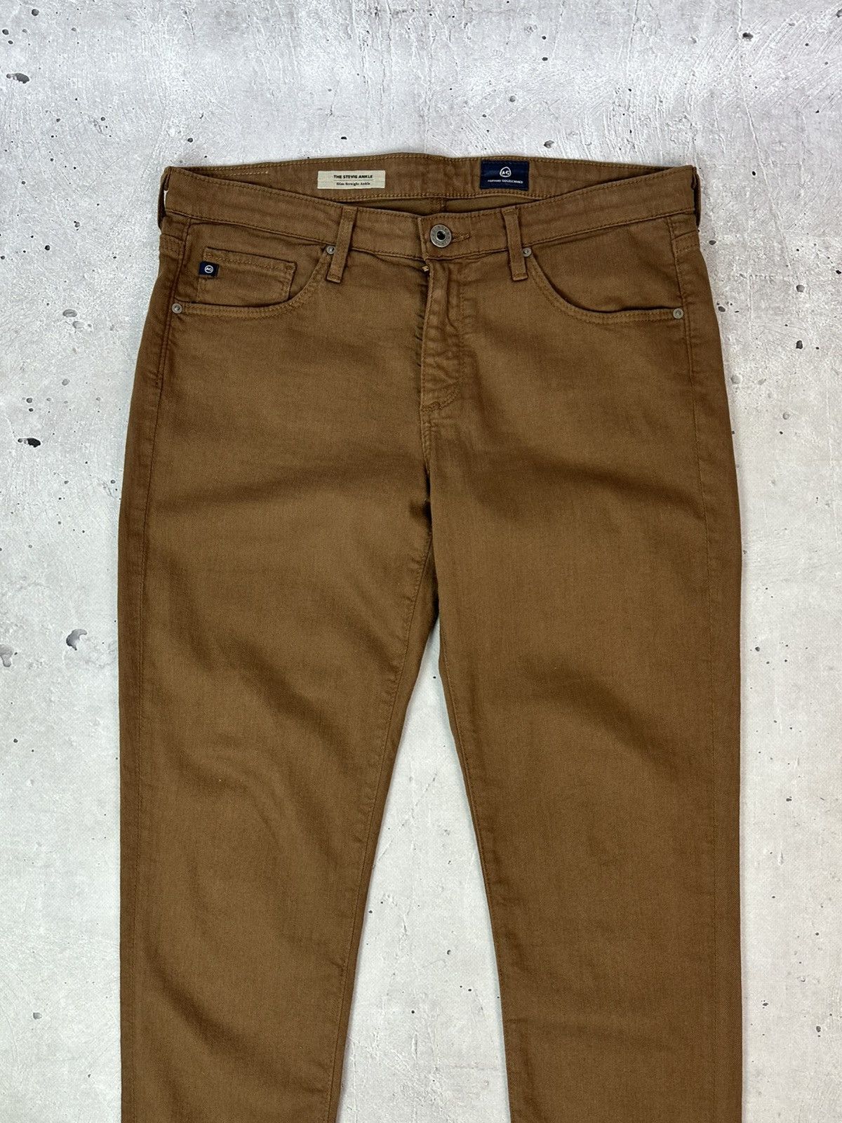 AG Adriano Goldschmied Adriano Goldschmied The Stevie Slim Straight Ankle Pants Size 29" - 3 Thumbnail