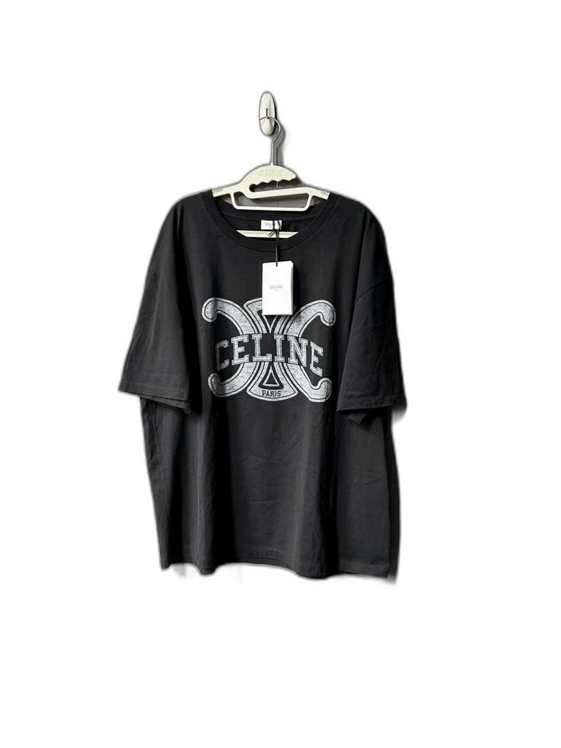 CELINE ビーズ装飾 Tシャツ M 黒 CELINE ビーズ装飾 Tシャツ M 黒 トップス