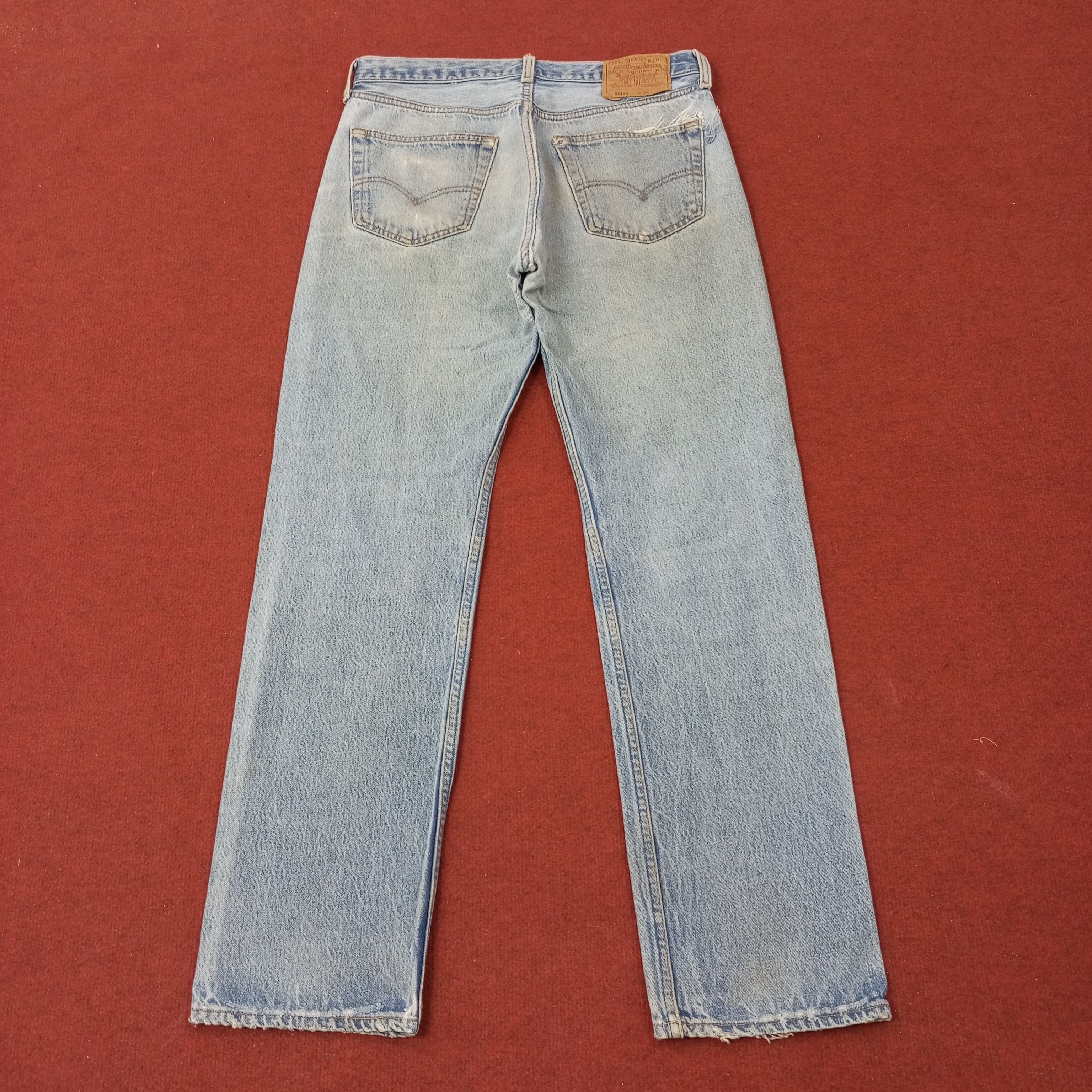 Levi's Levis Streetwear Style Distressed Jeans c252n18 Size US 31 - 4 Thumbnail