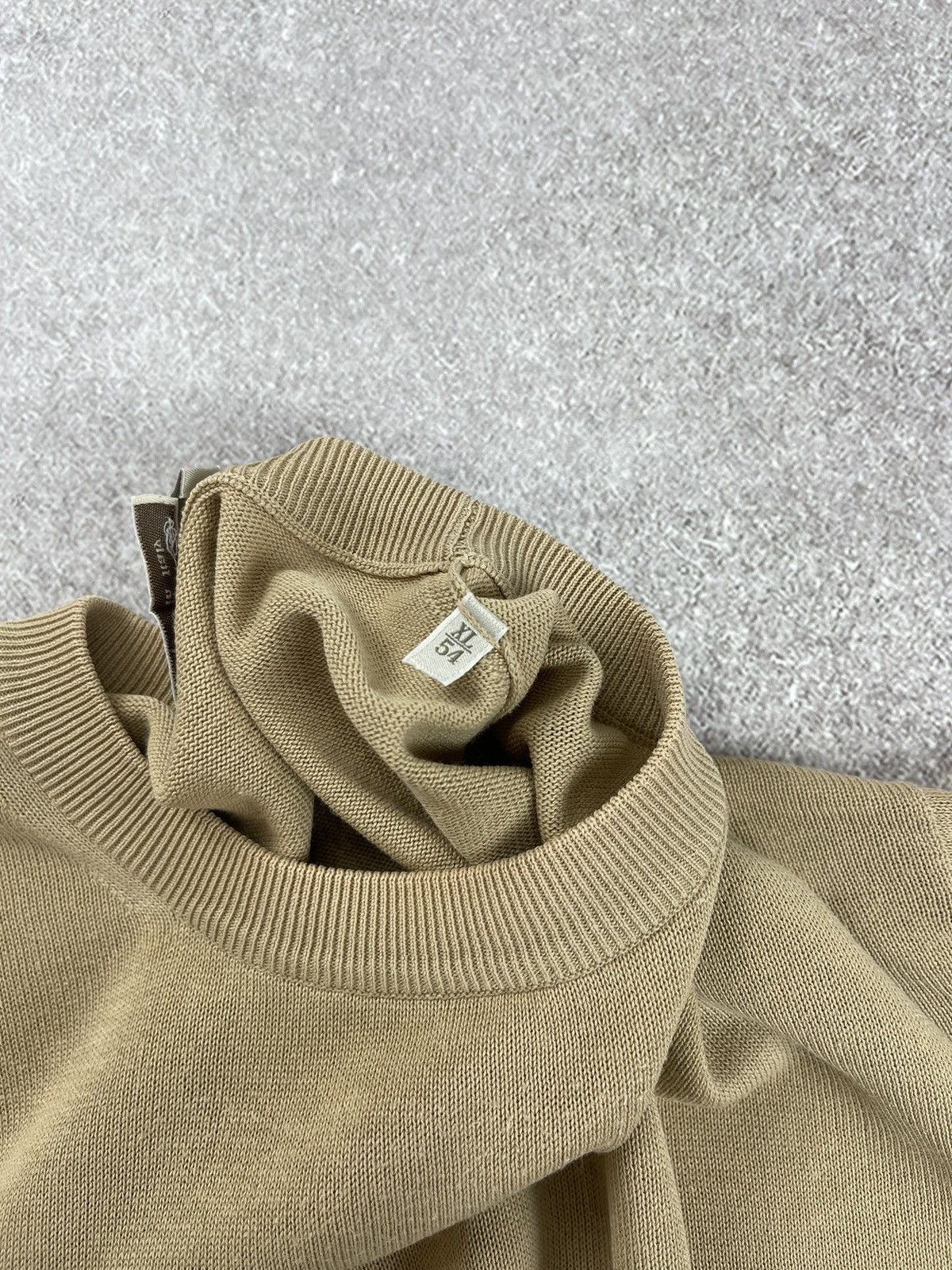 Ermenegildo Zegna Ermenegildo Zegna Cotton Knit Sweater Men’s Size US XL / EU 56 / 4 - 8 Thumbnail