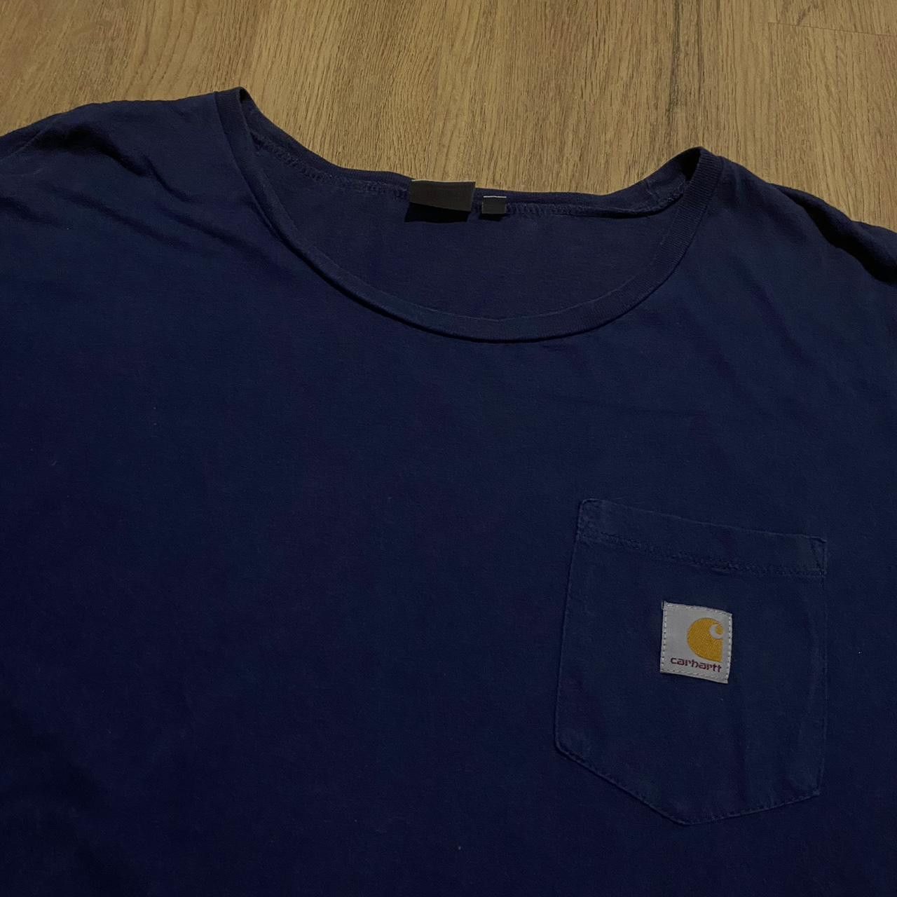 Carhartt Navy blue Carhartt pocket tee Streetwear Workwear Size US M / EU 48-50 / 2 - 2 Thumbnail