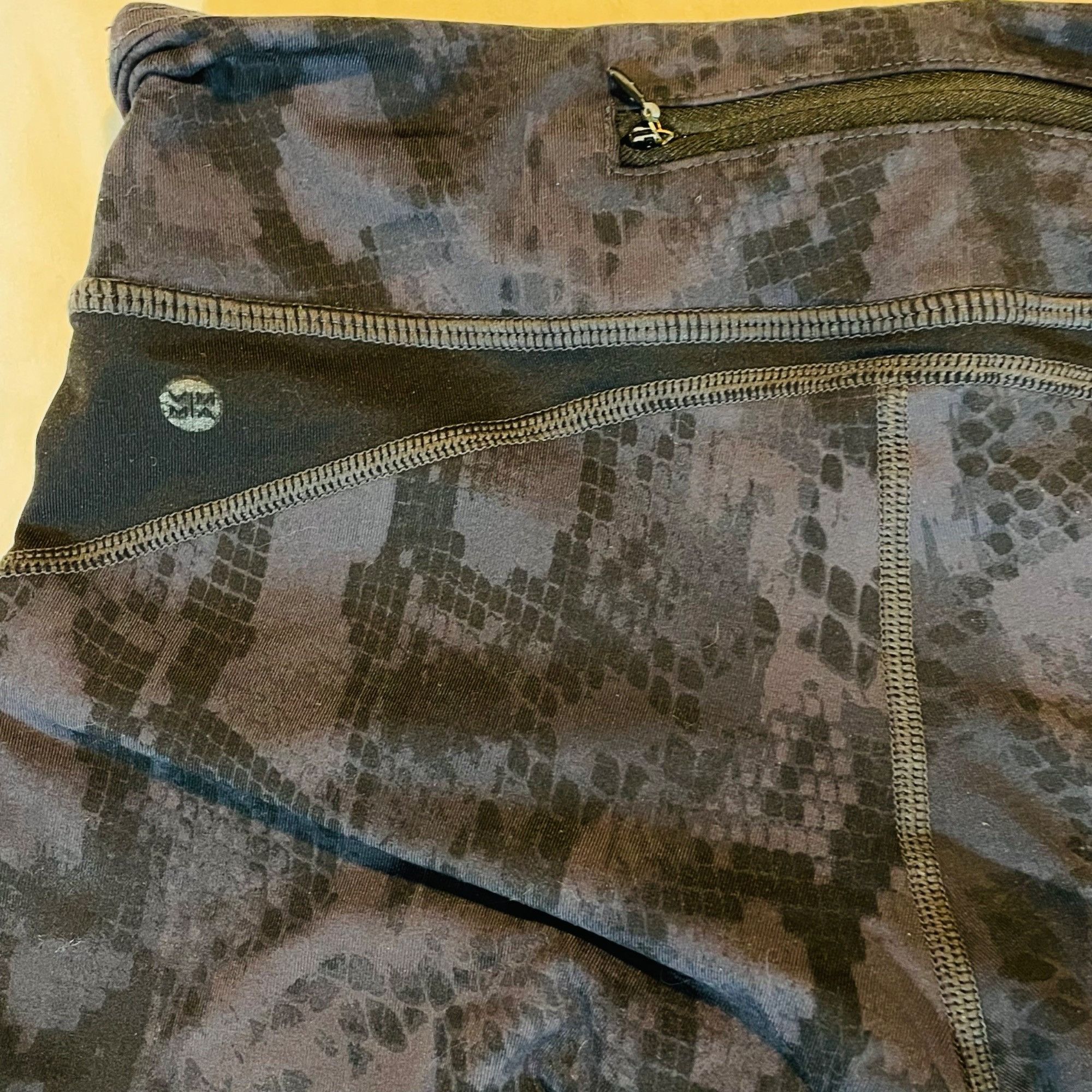Other Vim Mia Yoga Leggings Blue Snake Print Lace Accents Small Wo Size 26" / US 2 / IT 38 - 8 Thumbnail