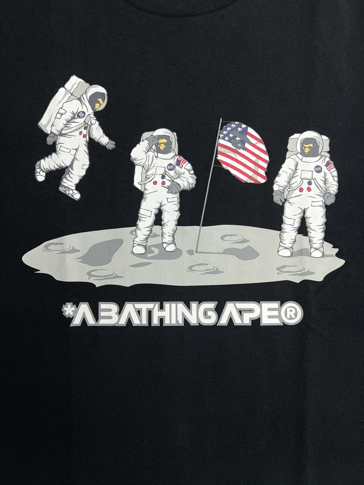 Bape Bape Moon Landing T-Shirt Size US M / EU 48-50 / 2 - 2 Thumbnail