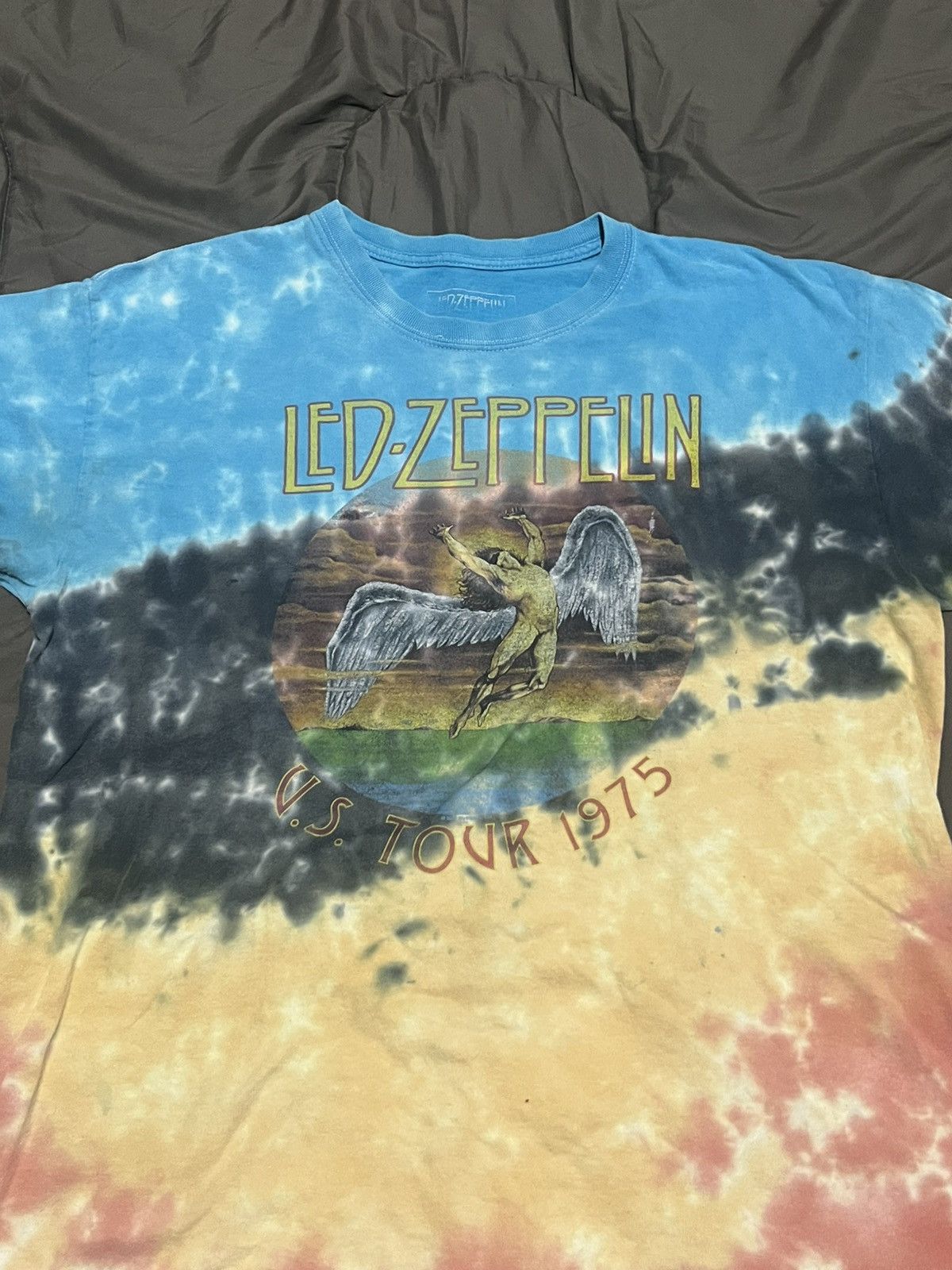 Vintage Vintage Tie-Dye Led Zeppelin Tee Size US L / EU 52-54 / 3 - 2 Thumbnail