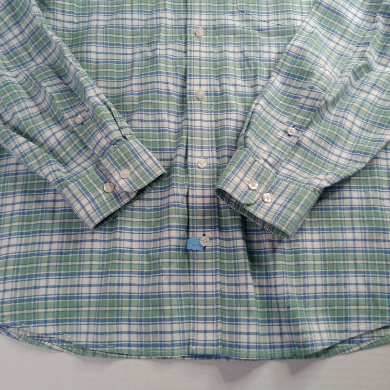 L.L. Bean L.L. Bean Traditional Fit Shirt Men's L Blue Green Plaid Size US L / EU 52-54 / 3 - 2 Thumbnail