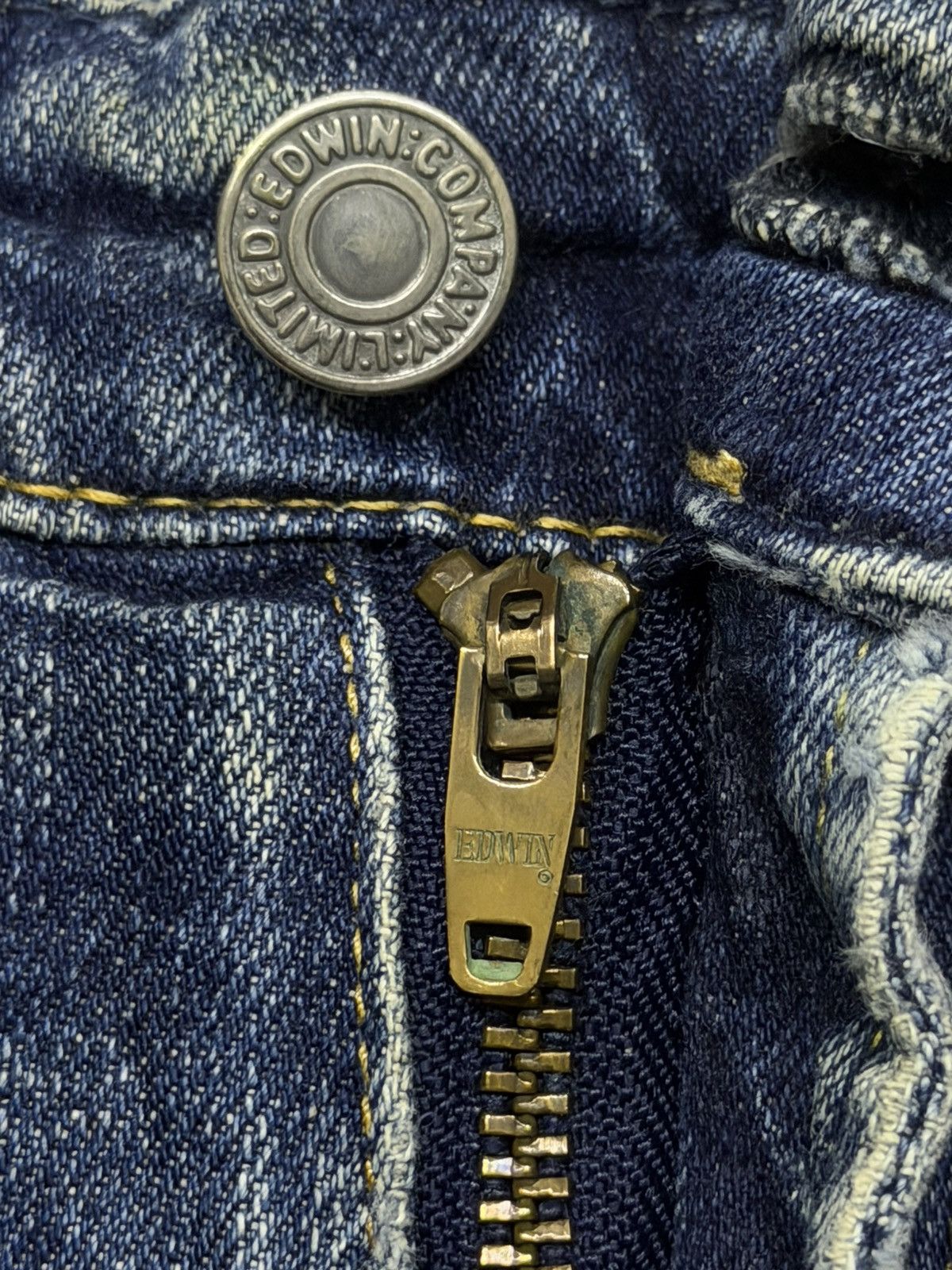Edwin Vintage Edwin E504R Japan Denim Jeans | Relaxed Straight W34 Size US 34 / EU 50 - 10 Thumbnail