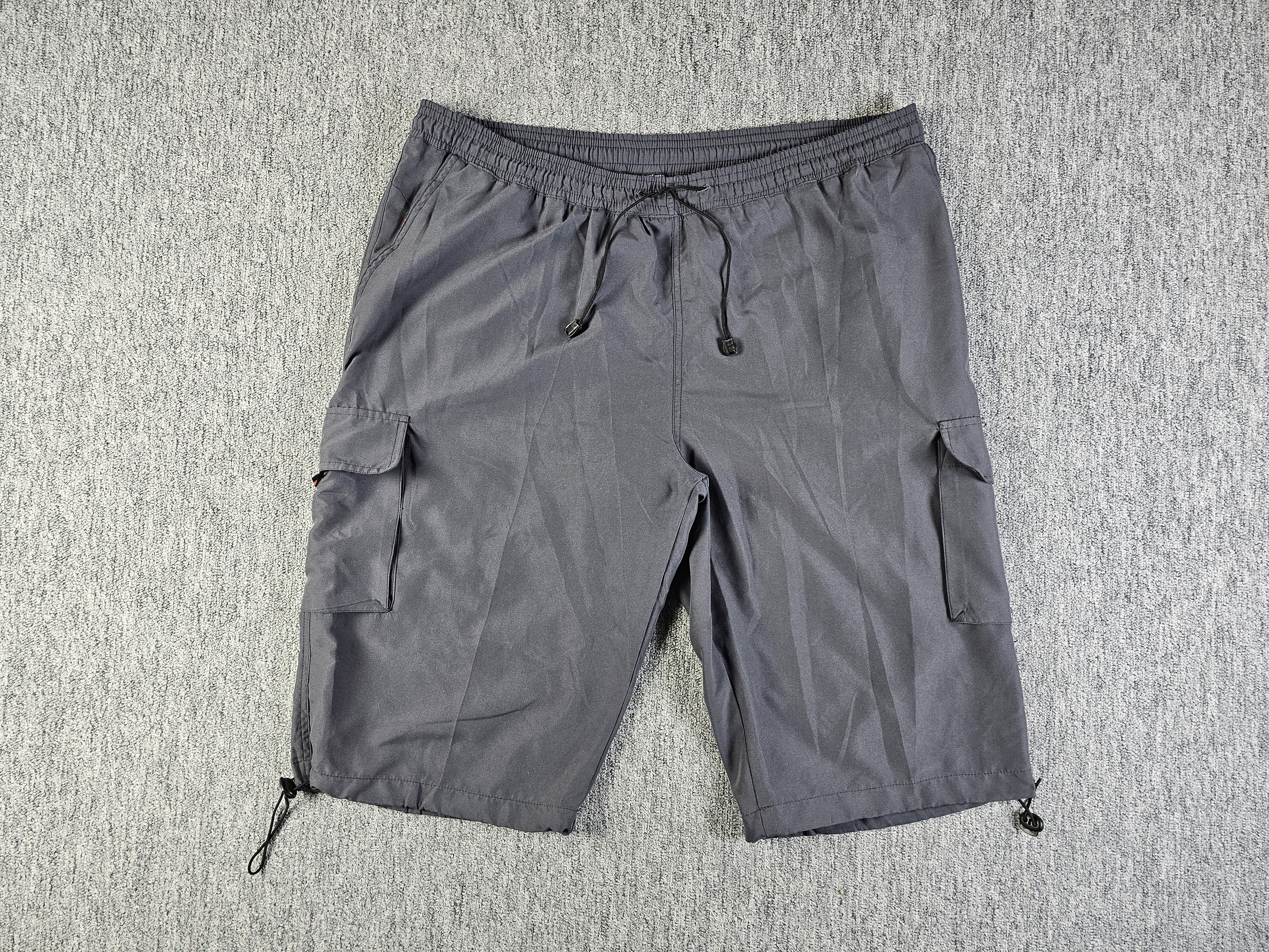 Nike Vintage 90s Nike Premier Cargo Shorts XL Gray Baggy Swoosh Size US 42 / EU 58 - 6 Thumbnail