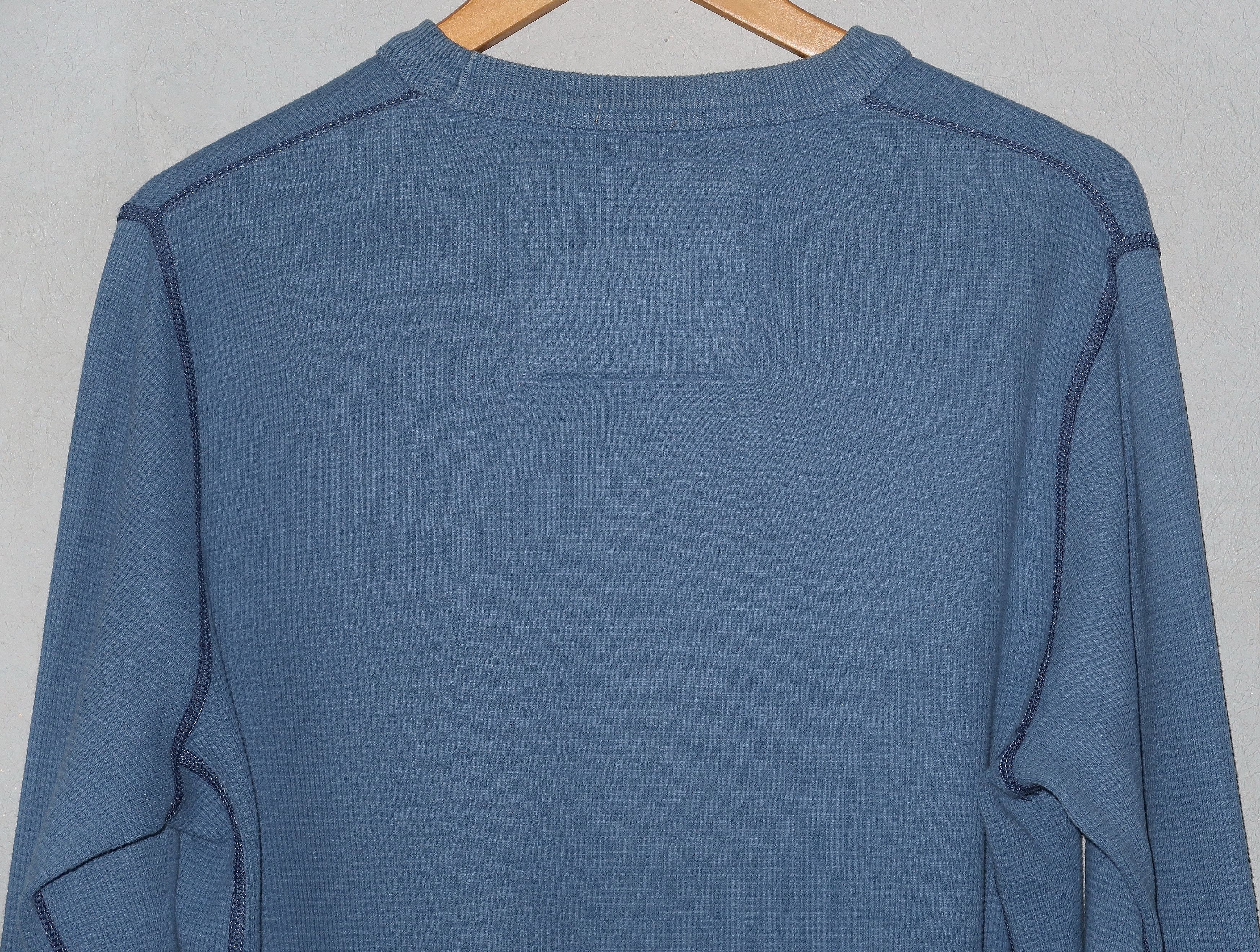 Abercrombie & Fitch Blue Slightly Distressed Oversized Sweatshirt Y2K Size US M / EU 48-50 / 2 - 4 Thumbnail