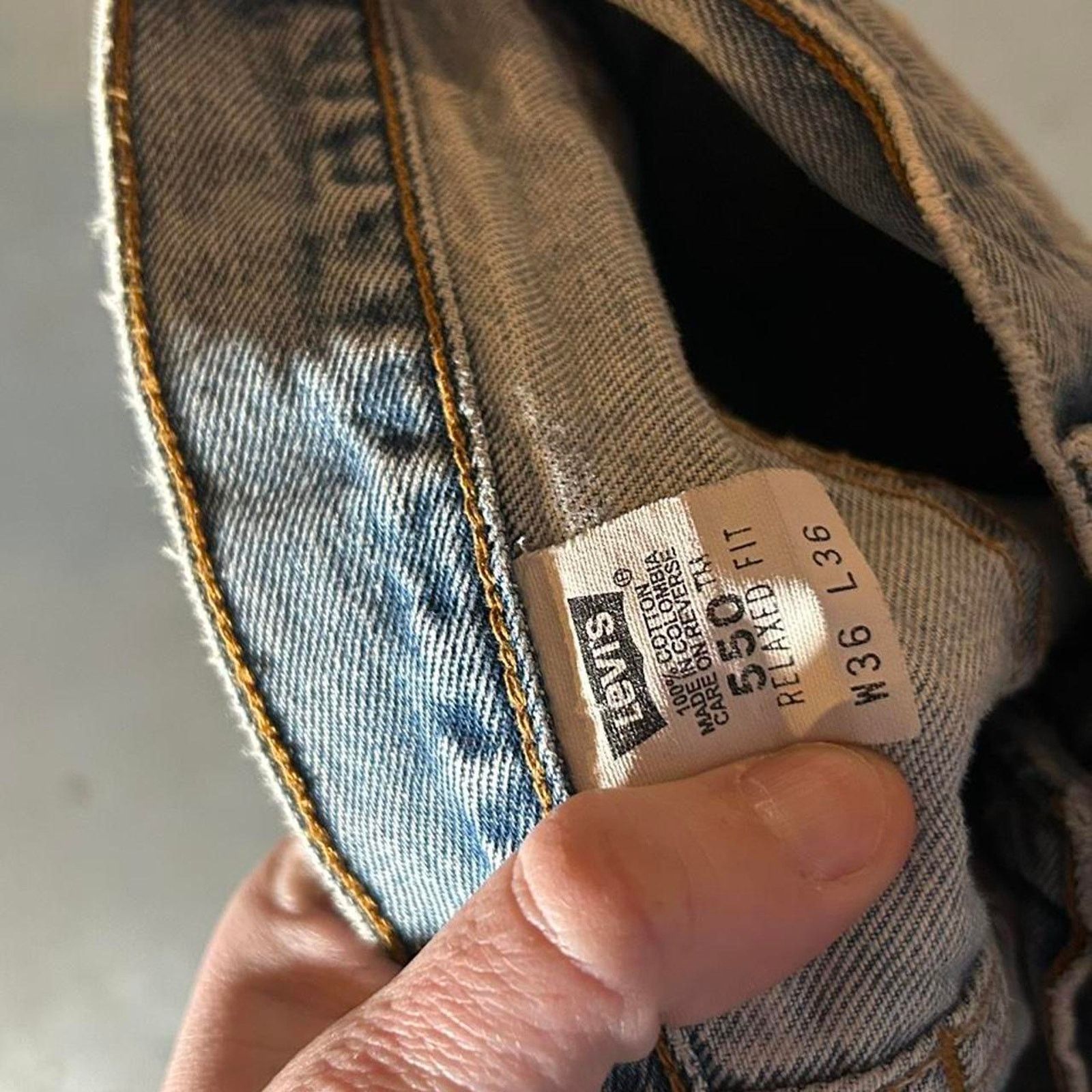 Levi's 90s levis 550 light Size US 34 / EU 50 - 4 Thumbnail