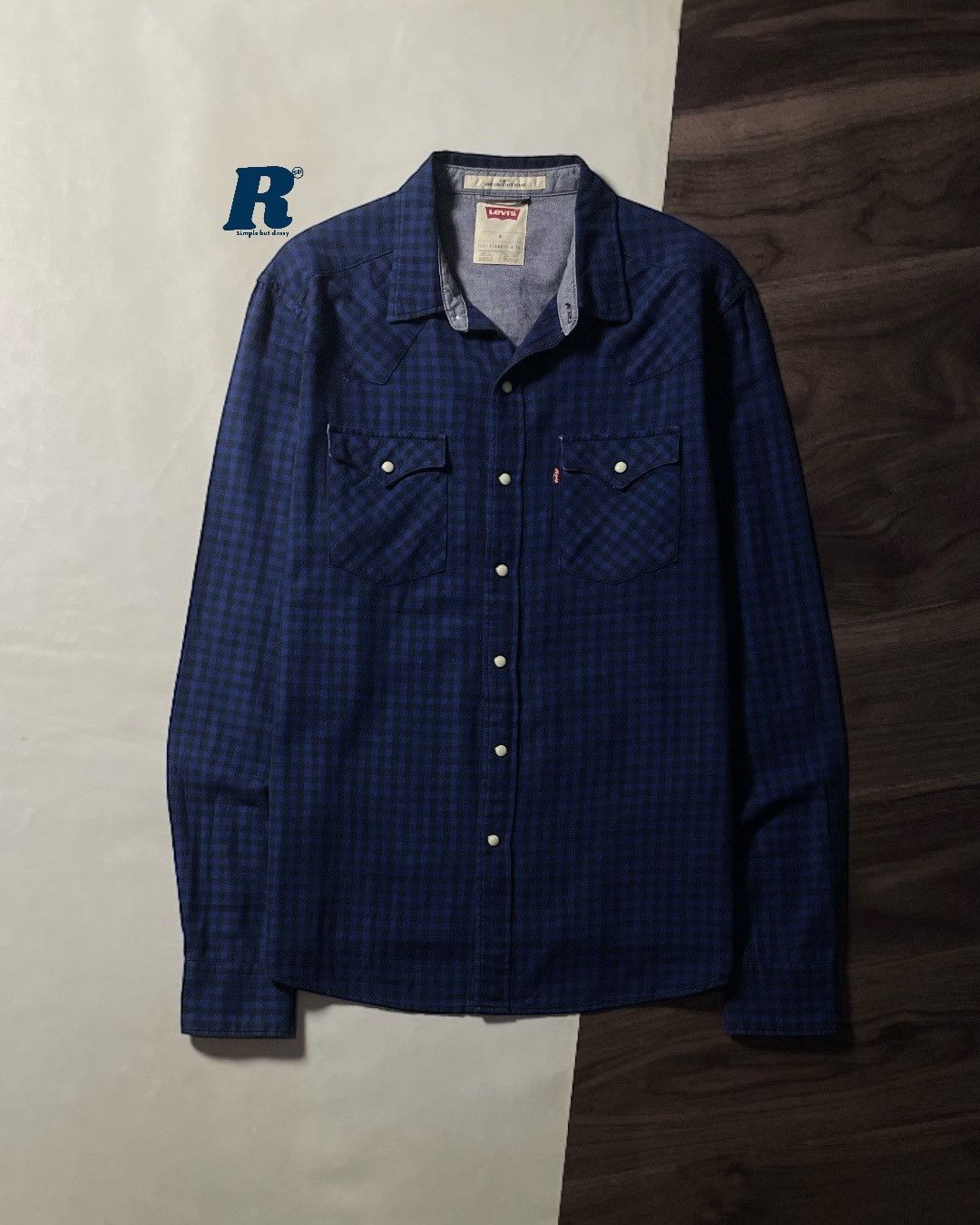 Levi's Flannel Shirt Western Double Pocket LEVIS Size M Size US M / EU 48-50 / 2 - 1 Thumbnail