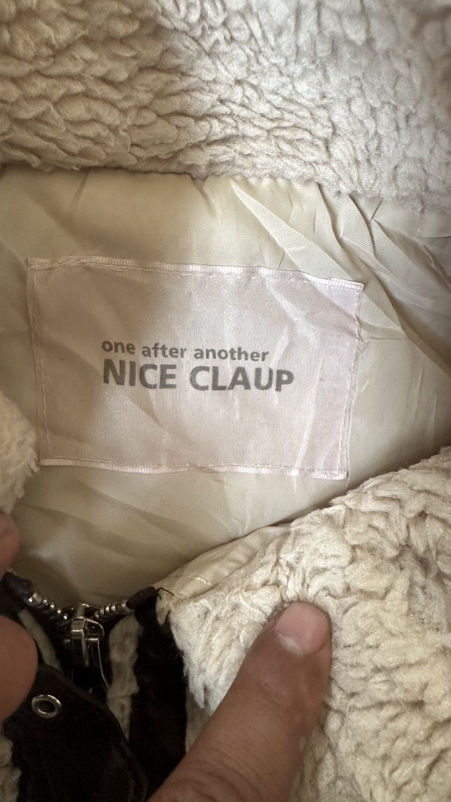 Vintage NICE CLAUP SHERPA MA-1 SWEATER Size US L / EU 52-54 / 3 - 7 Thumbnail