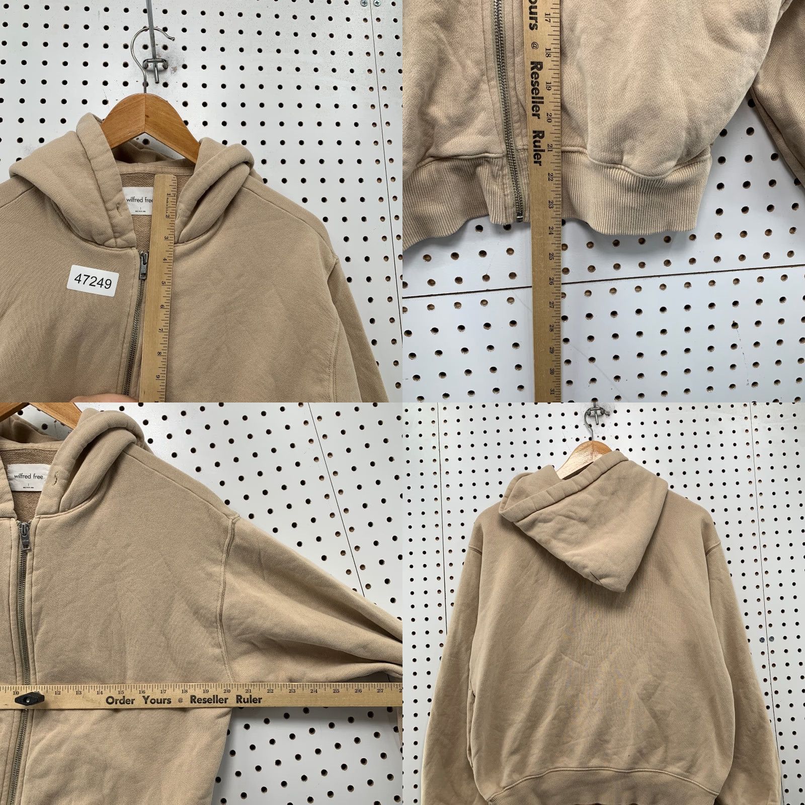 Aritzia Aritzia Wilfred Free Hoodie Sweatshirt Womens Size 1 Beige Tan Hooded Size S / US 4 / IT 40 - 9 Thumbnail