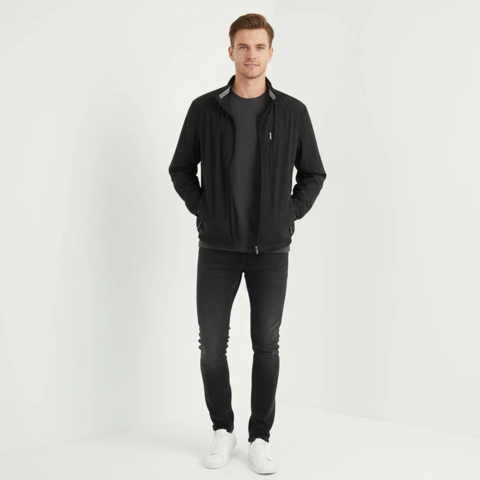 Bogner BOGNER Men 54 44 L Jacket Black Lightweight 1318 Size US L / EU 52-54 / 3 - 1 Thumbnail