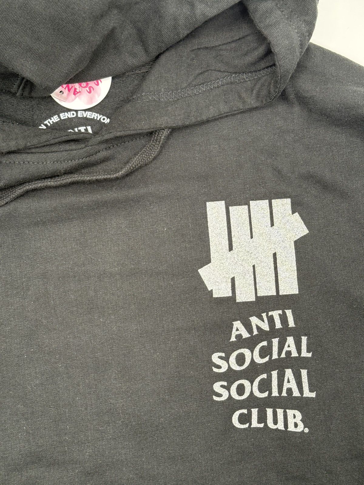 Anti Social Social Club Anti Social Social Club x Undefeated Lock 3M Hoodie 'Black' Size US S / EU 44-46 / 1 - 3 Thumbnail