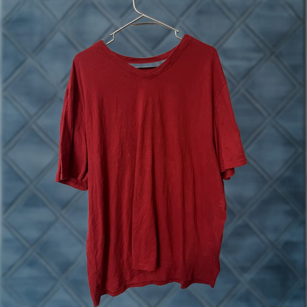 Chaps Chaps T-Shirt Mens 2XL Red Basic V-Neck Short Sleeves Pullover Casual Tee Shirt Mens Red V-Neck Short Sleeve T-Shirt Chaps 2XL Red Casual Tee Size US XXL / EU 58 / 5 - 1 Thumbnail