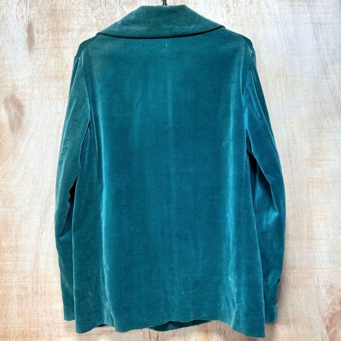 Yohji Yamamoto Yohji Yamamoto VELOUR JACKET Men Color Green Material Leather Size L Used Size US L / EU 52-54 / 3 - 3 Thumbnail