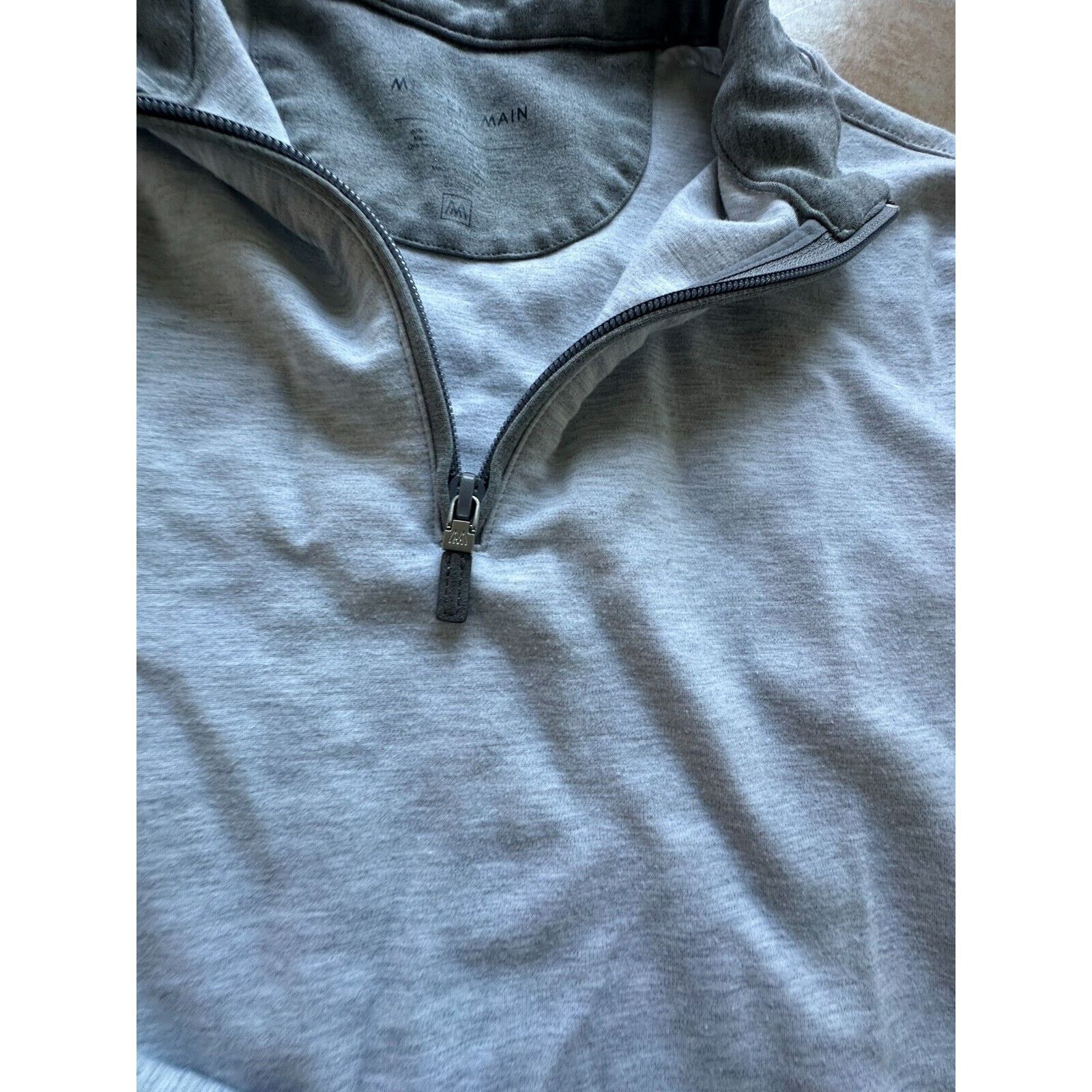 Mizzen+Main Mizzen Main pullover Gray Sweater Men size S -1/4 Zip Size US S / EU 44-46 / 1 - 7 Thumbnail