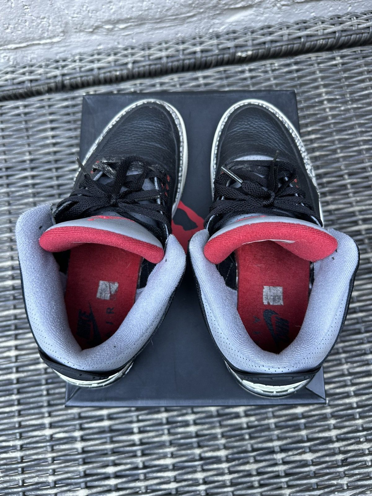 Jordan Brand Jordan 3 Black Cement 2018 Size US 10.5 / EU 43-44 - 5 Thumbnail