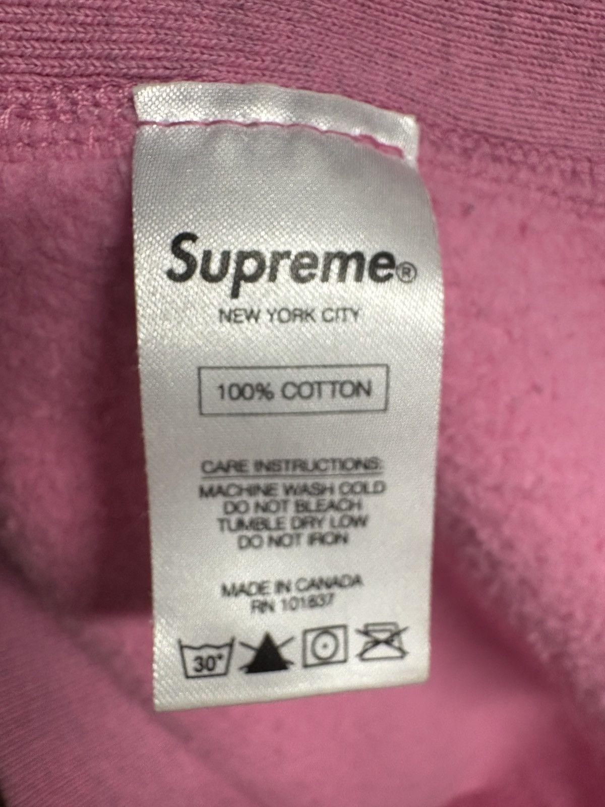 Supreme SUPREME BOX LOGO CREWNECK SWEATSHIRT PINK SIZE MEDIUM 2015 Size US M / EU 48-50 / 2 - 6 Thumbnail