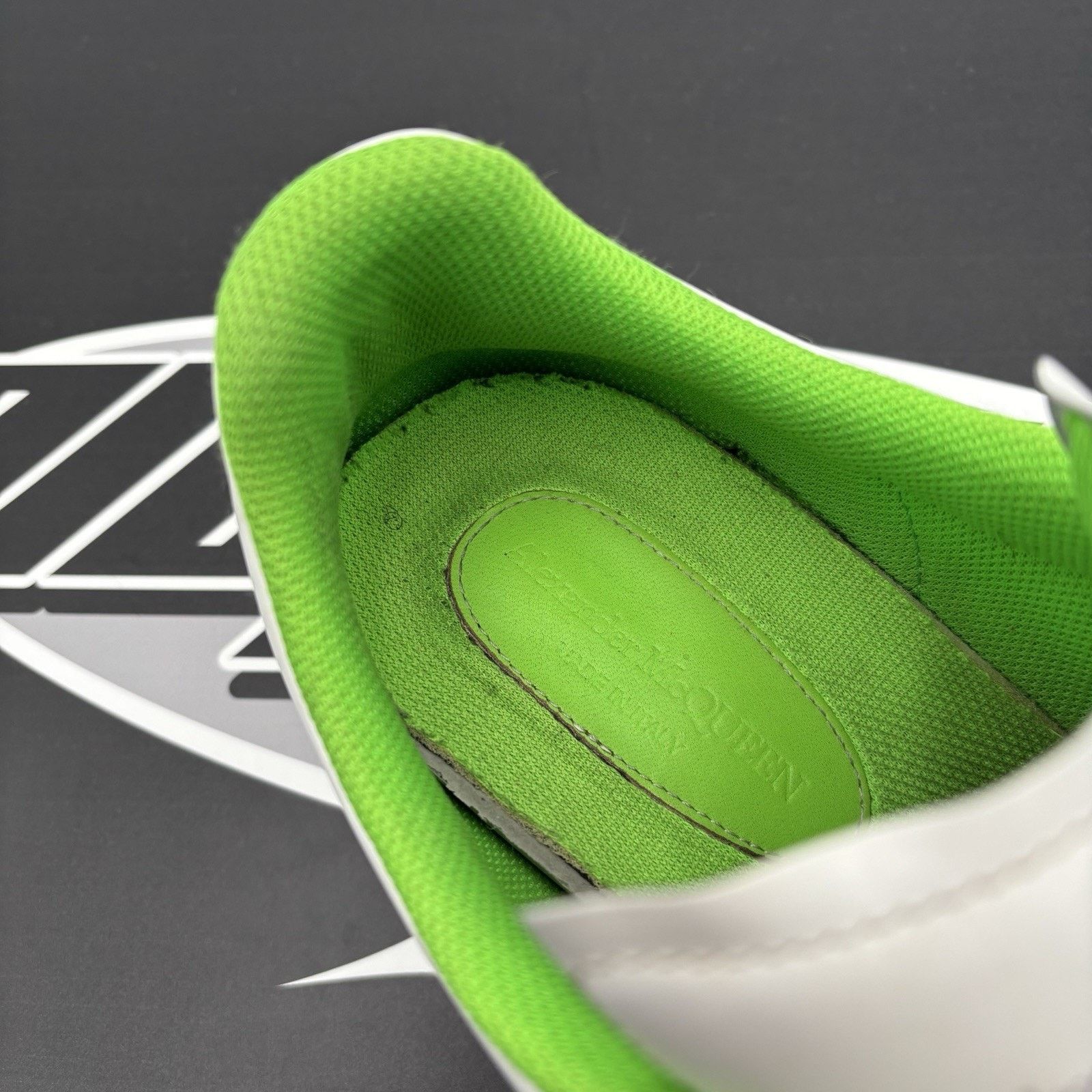 Alexander McQueen Alexander McQueen ' Transparent Sole White, Lime ' Size US 12 / EU 45 - 16 Thumbnail