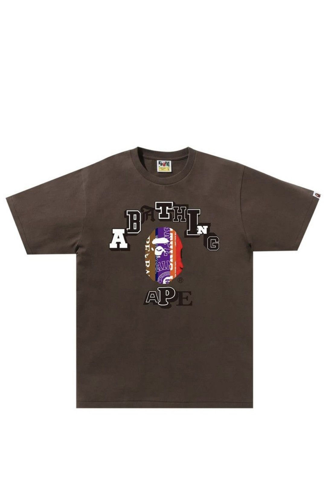 Bape BAPE Brown Fans Scarf College T-Shirt Size US M / EU 48-50 / 2 - 1 Thumbnail